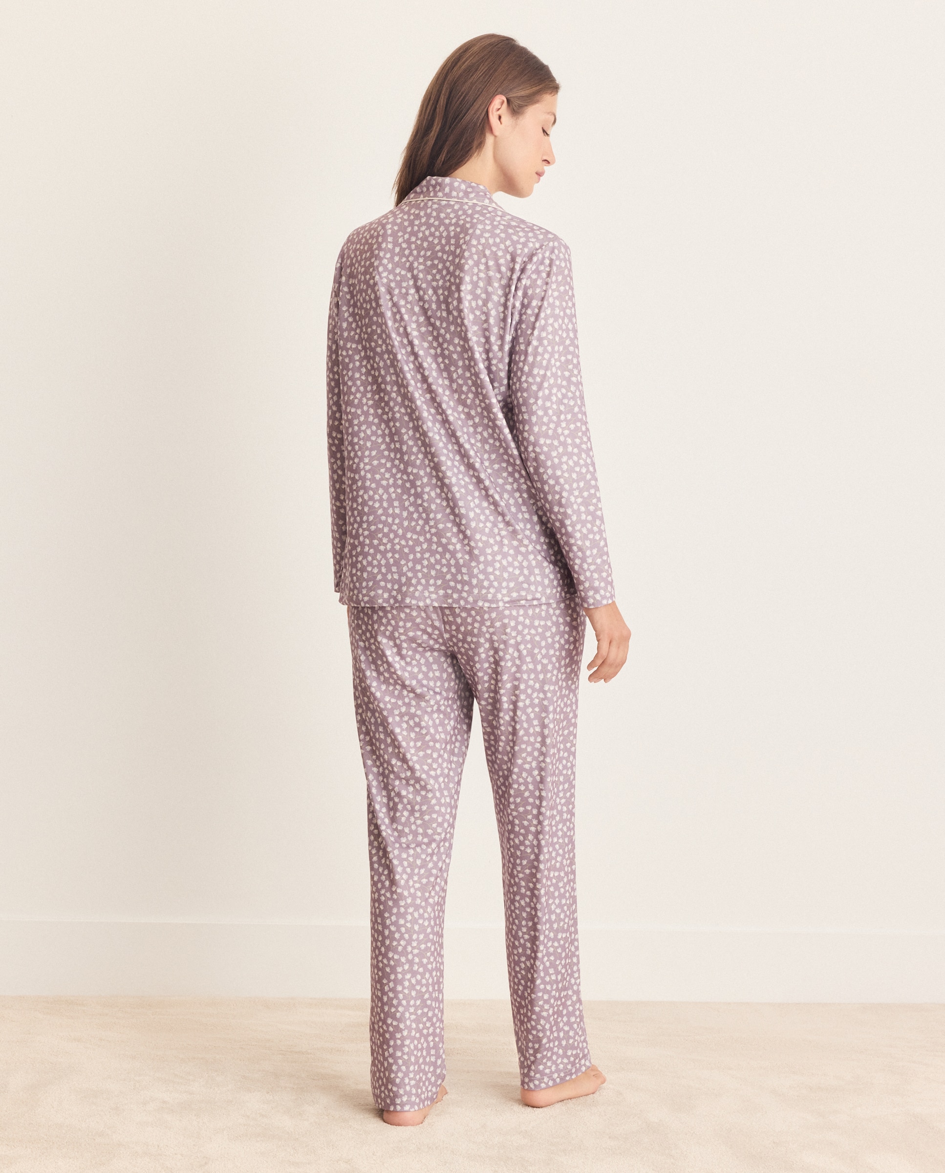 Pijama completo estampado de mujer - Énfasis - Multicolor Multicolor-2