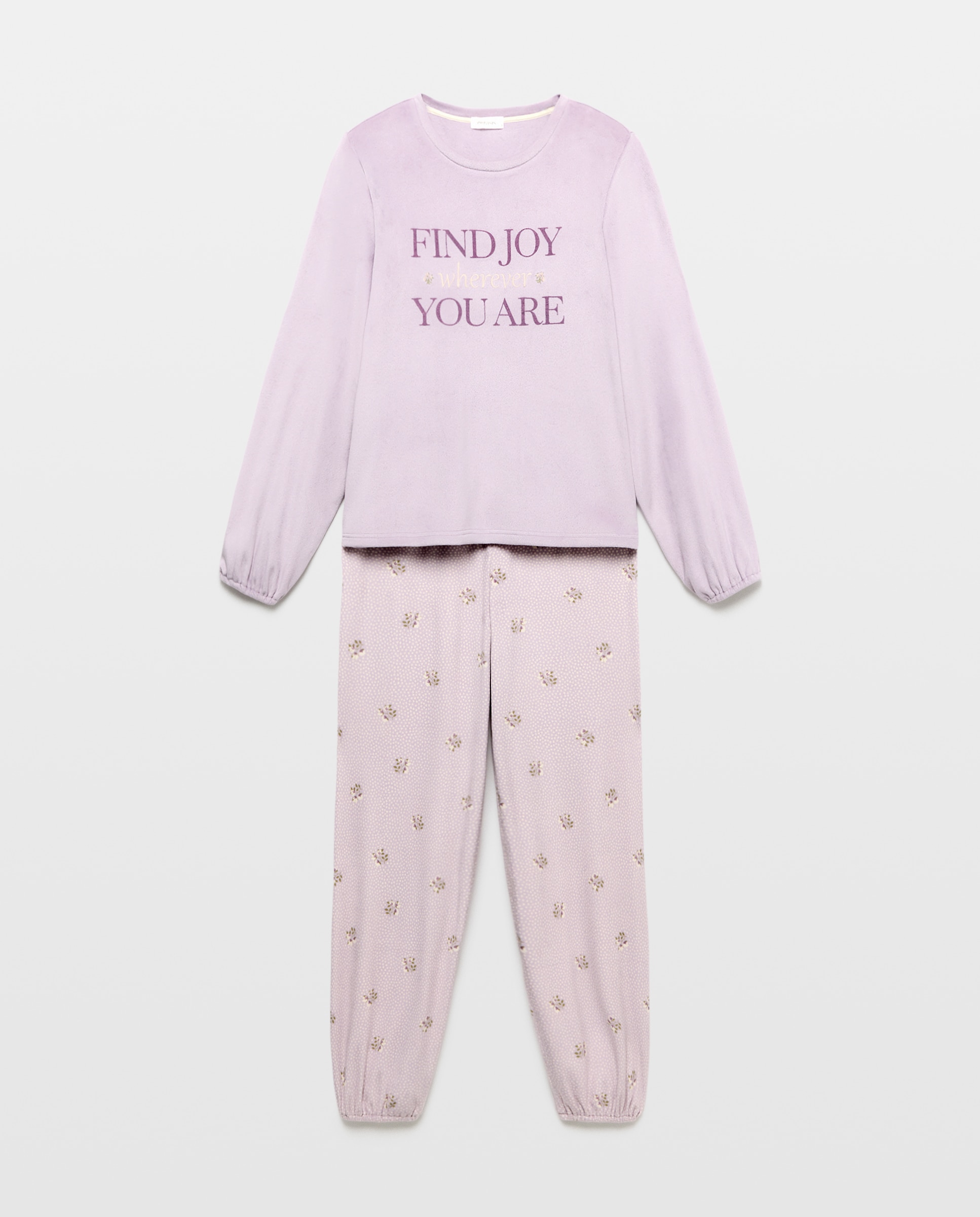 Pijama completo liso de mujer - Énfasis - 284 Lila 284 Lila-3