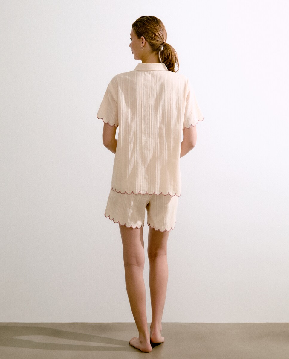 Pijama Tipo Masculino 130 Marfim-3