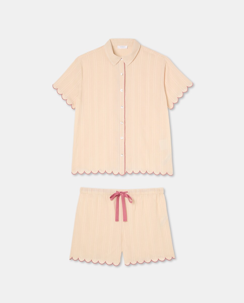 Pijama Tipo Masculino 130 Marfim-4