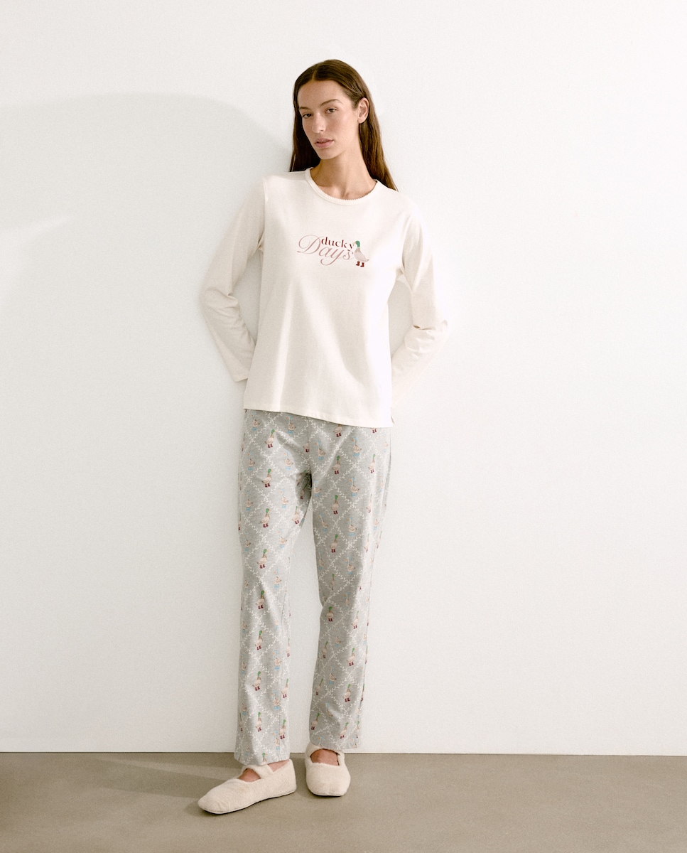 Pijama estampado Multicolor-1