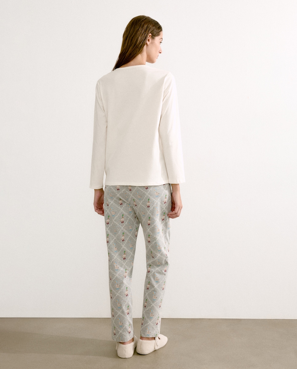 Pijama estampado Multicolor-2