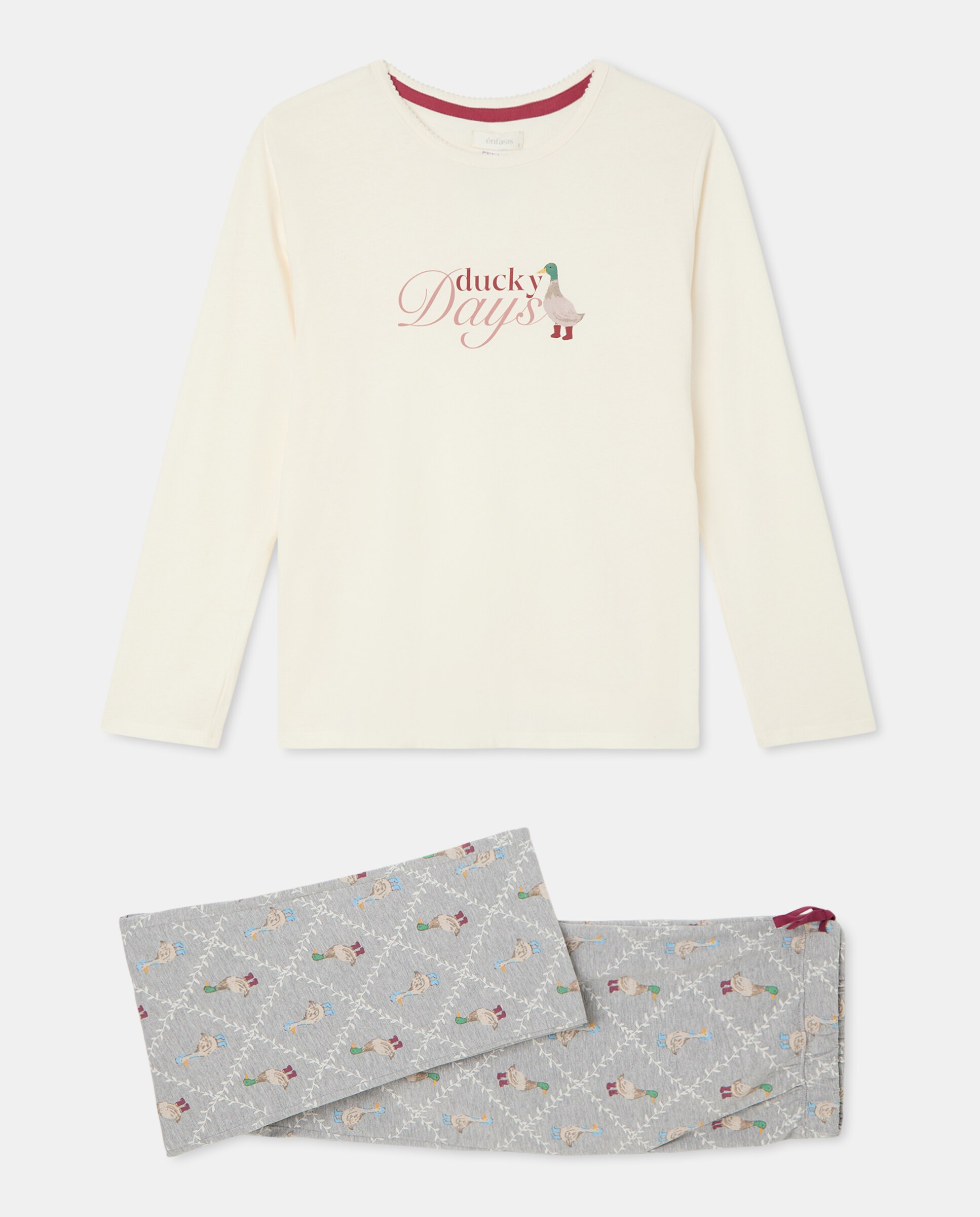 Pijama estampado Multicolor-4