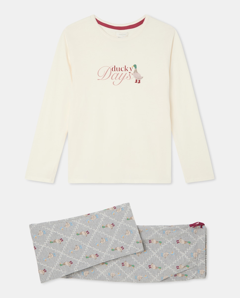 Pijama estampado Multicolor-4