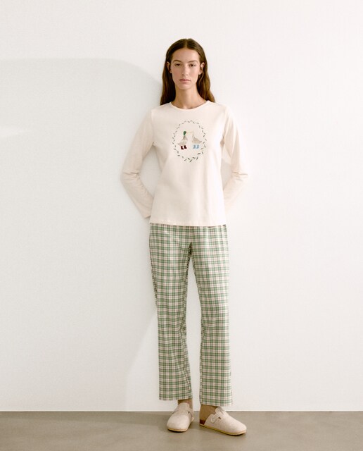 Imagem 0 de Pijama de Algodão Estampado