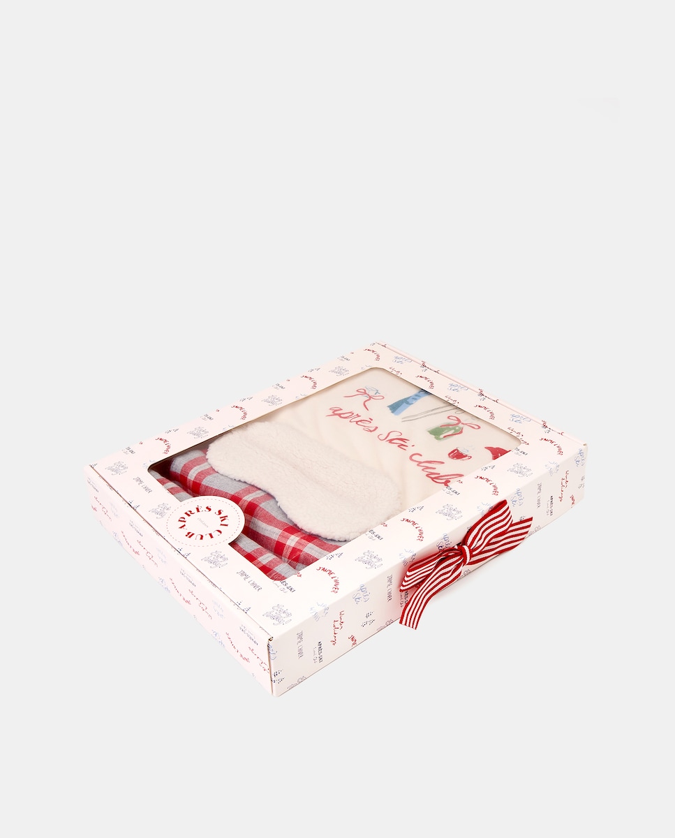 Pijama Completo Let It Snow Vermelho-6