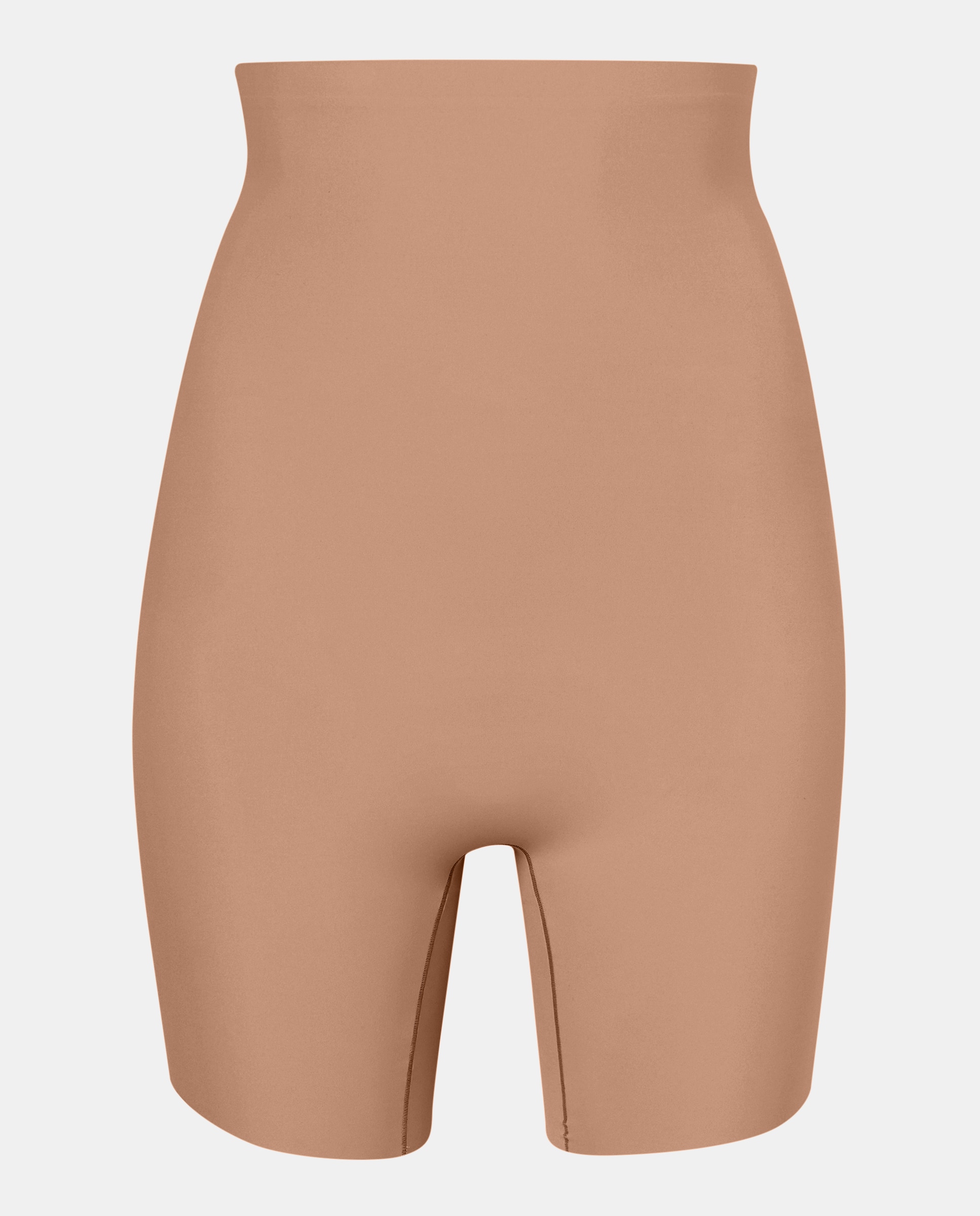 Pantalón de mujer de talle alto moldeador - Énfasis - Tostado Tostado-5