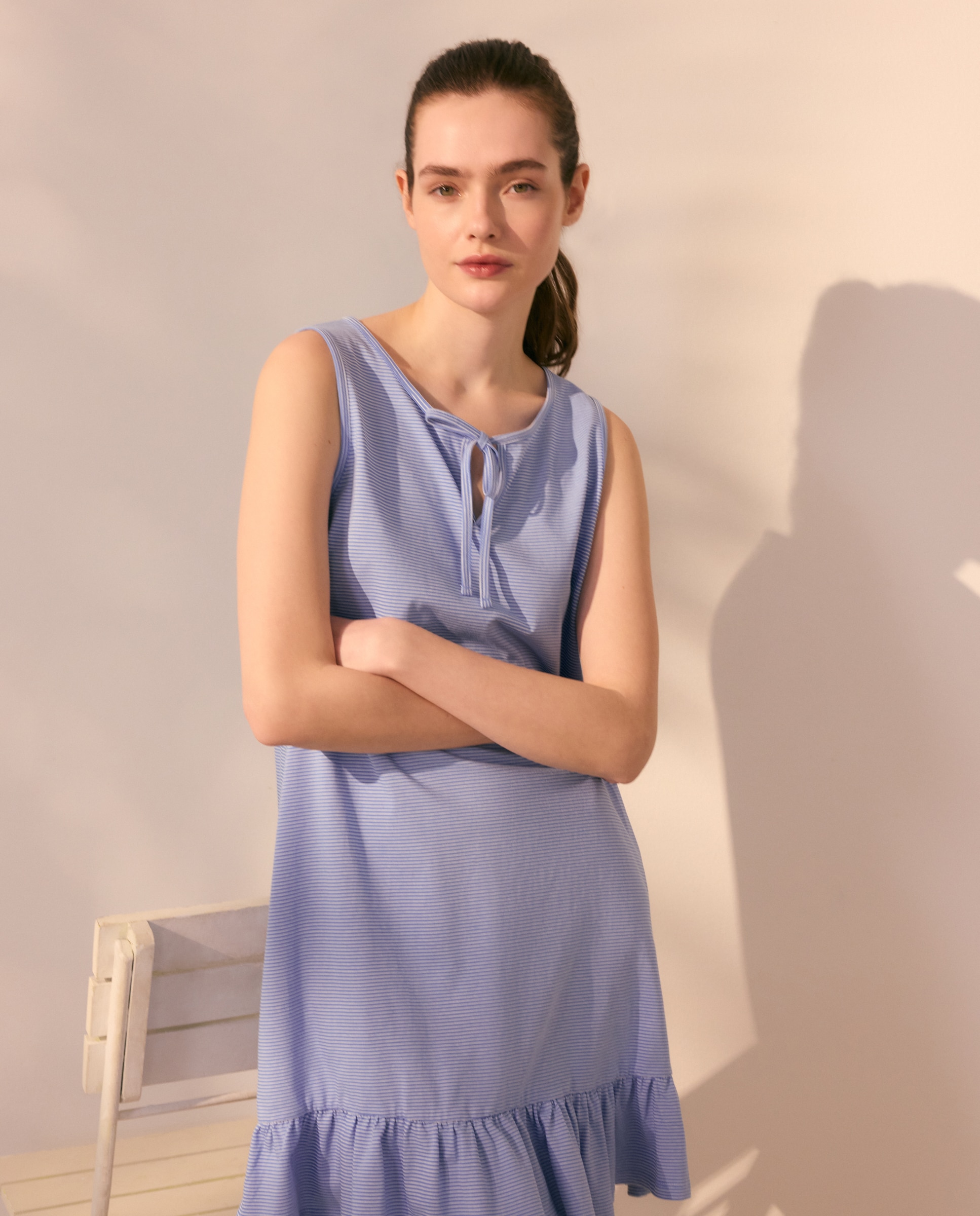 Imagen 0 de Camisón manga corta 410 Azul claro