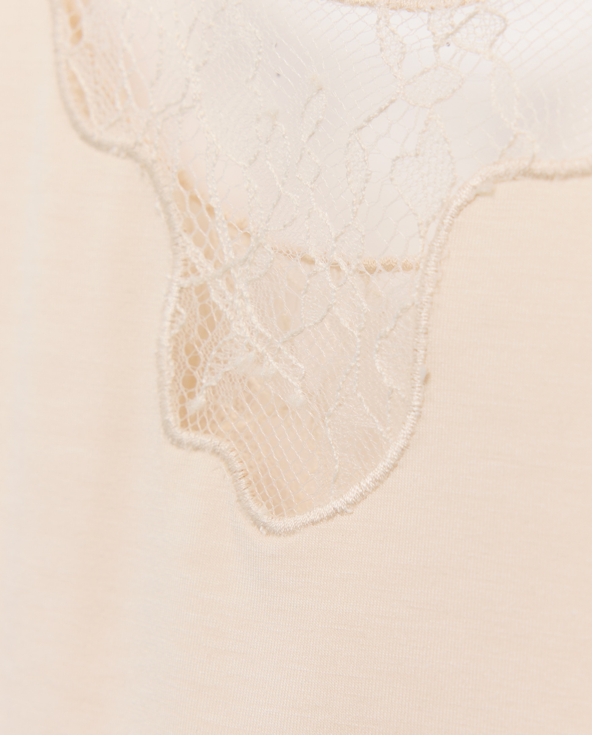 Camisón liso de tirantes de mujer - Énfasis - Beige Beige-5