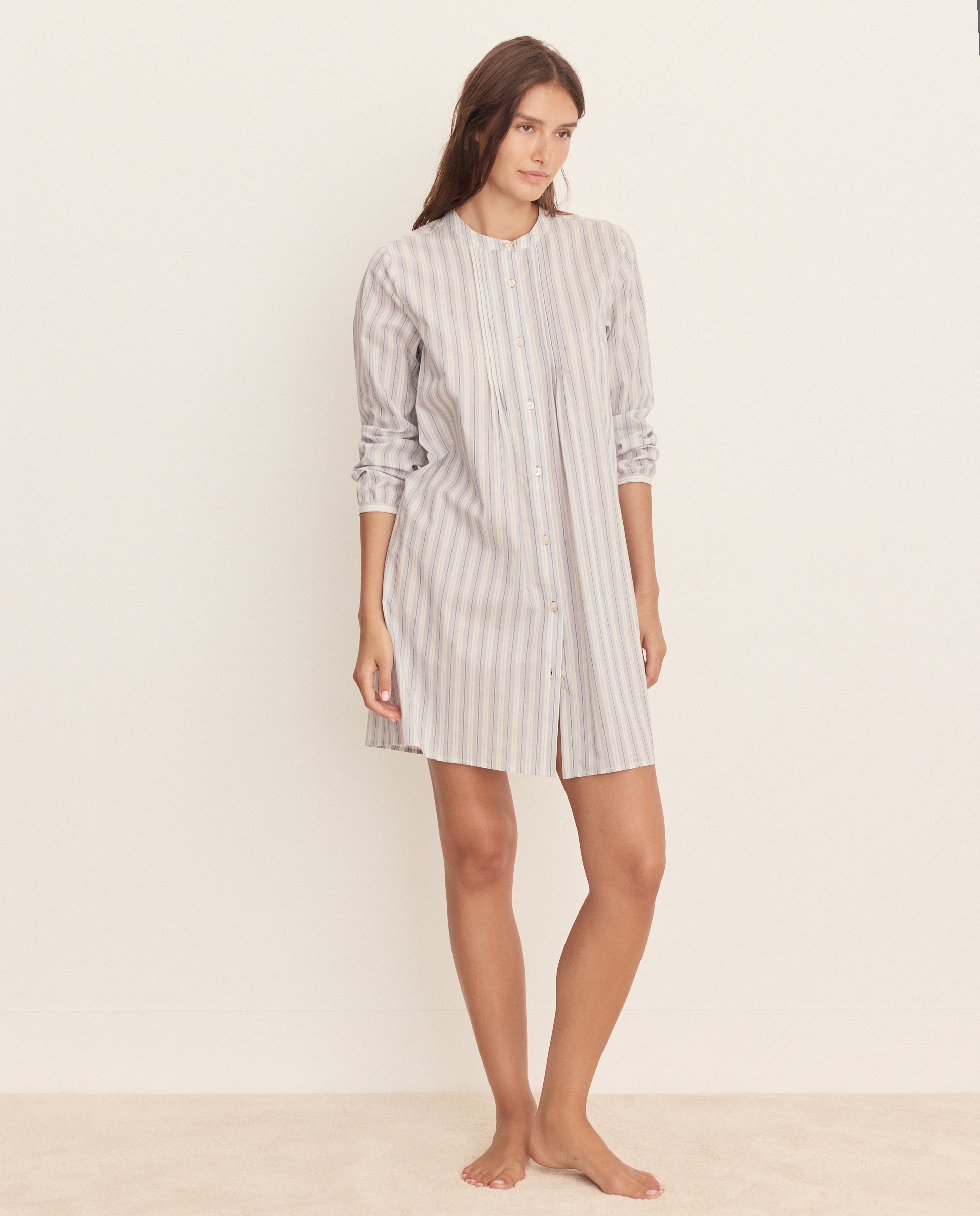 Imagen 0 de Camisón de mujer de rayas Azul