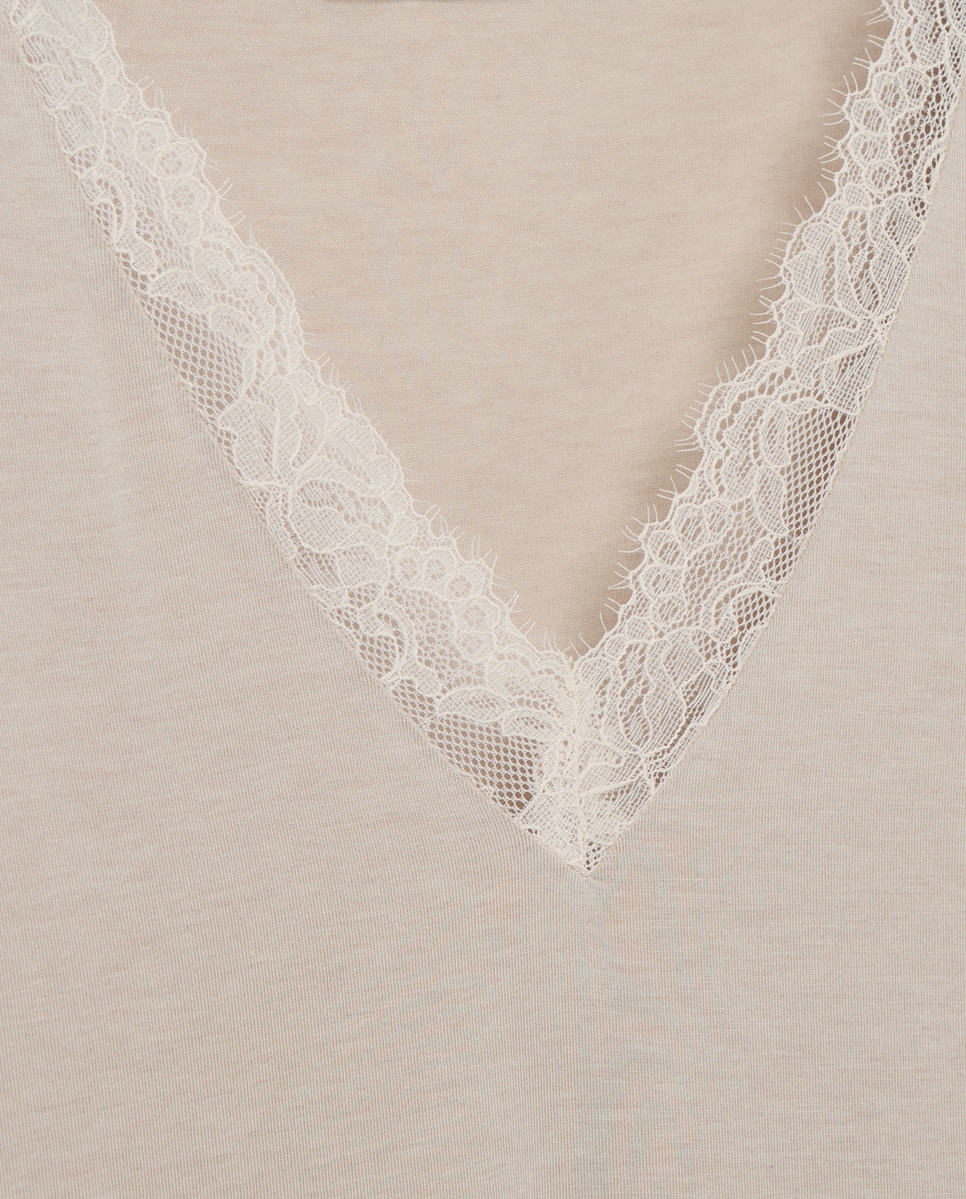 Camisón detalles cuello - Énfasis - Visón claro Visón claro-4