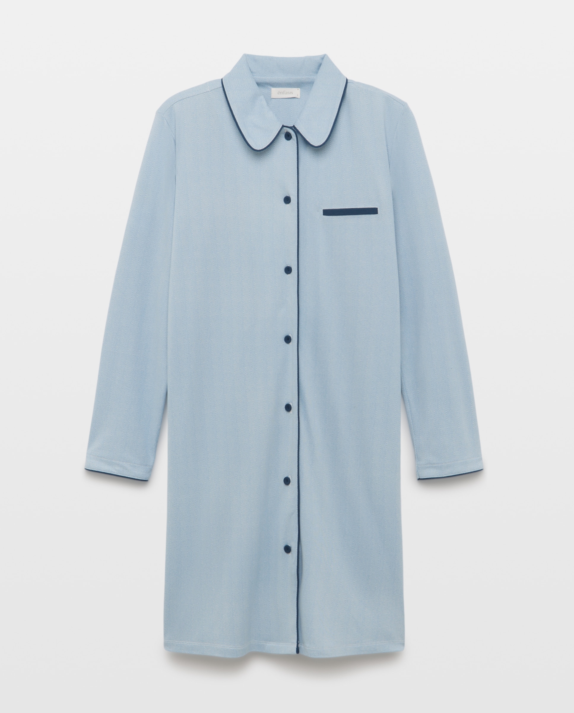 Camisón estampado de mujer - Énfasis - 410 Azul claro 410 Azul claro-1
