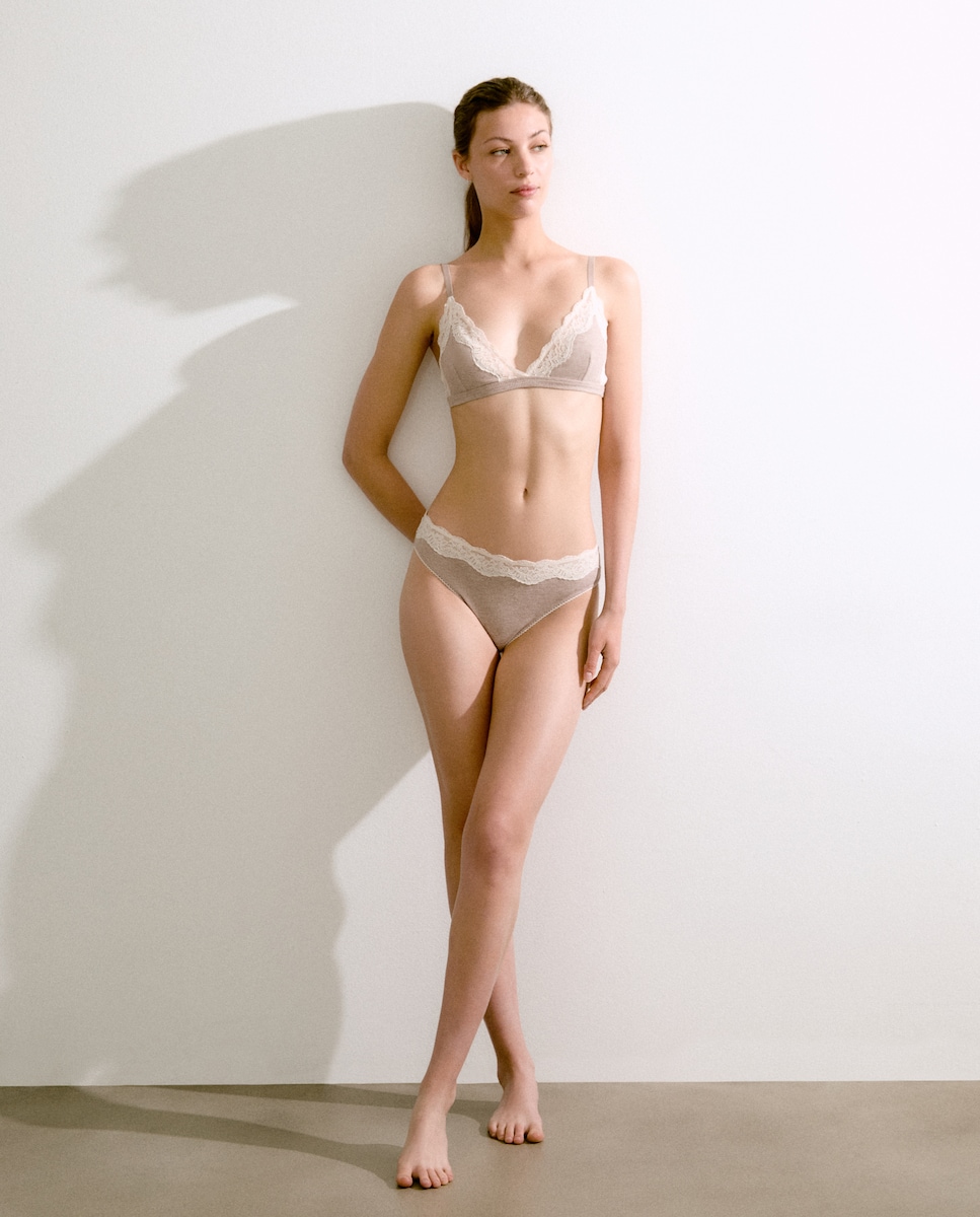 Bralette com Debruado de Renda Castanho-2