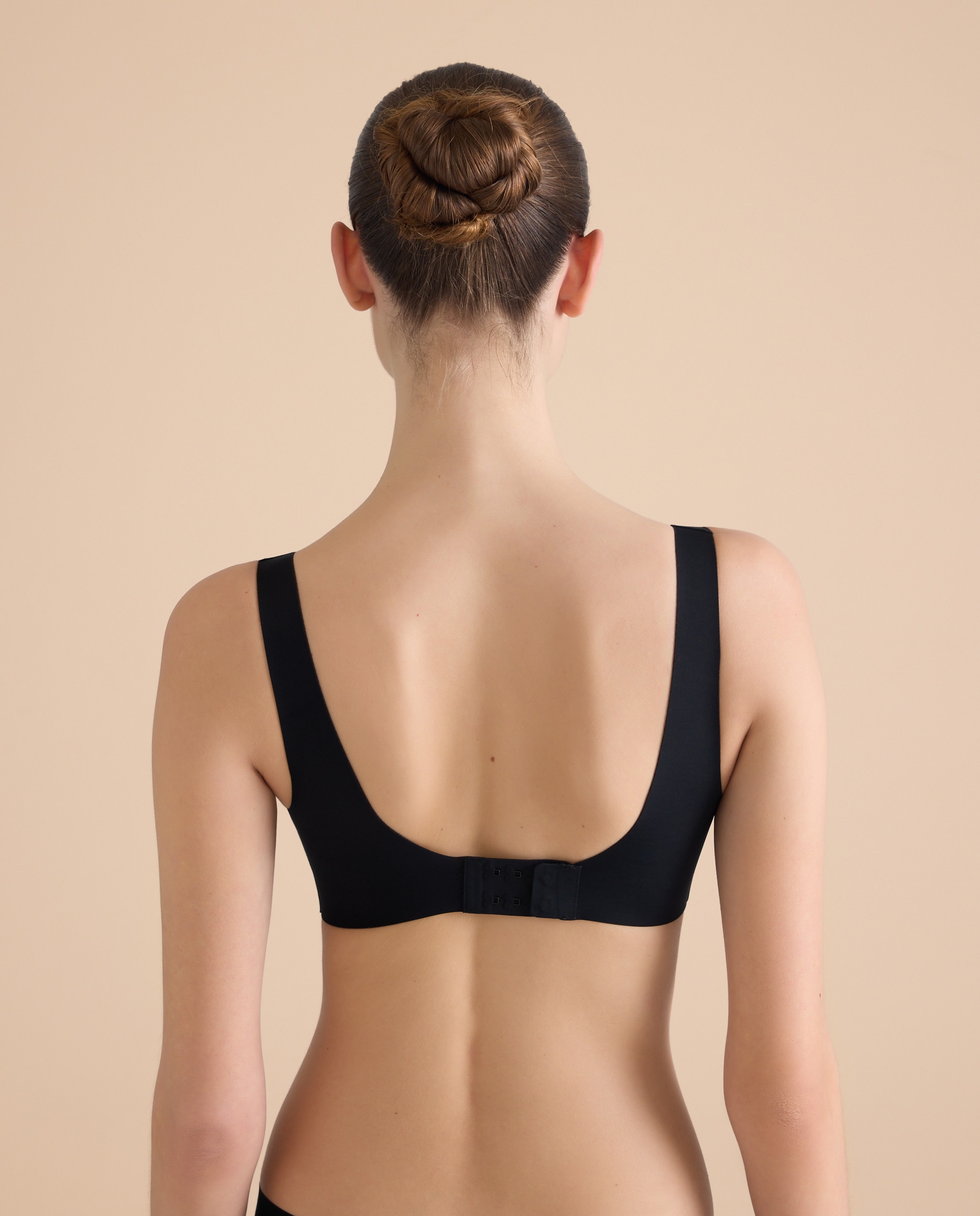 Sujetador invisible de mujer - Énfasis - Negro Negro-3