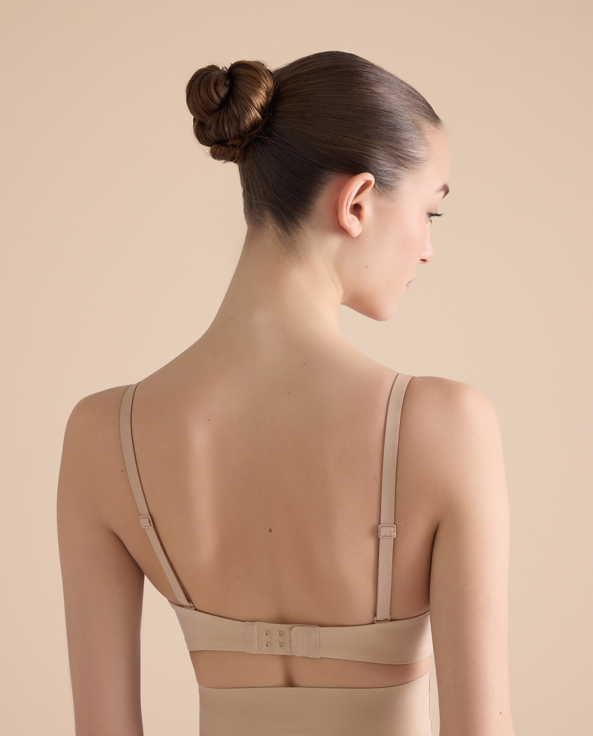 Sujetador triangular sin aros - Énfasis - Beige Beige-4