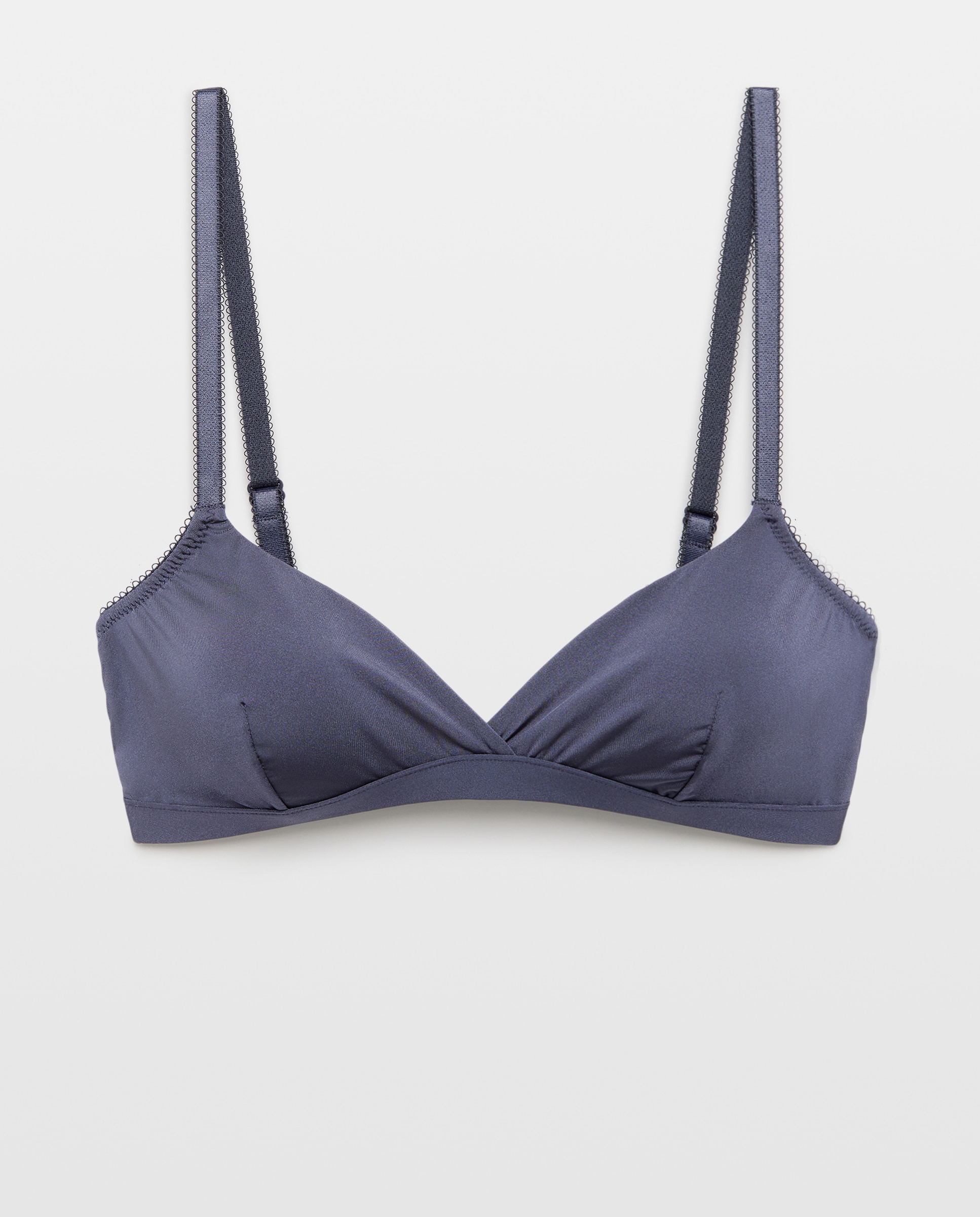 Soutien Triangular de Cetim 471 Índigo-3