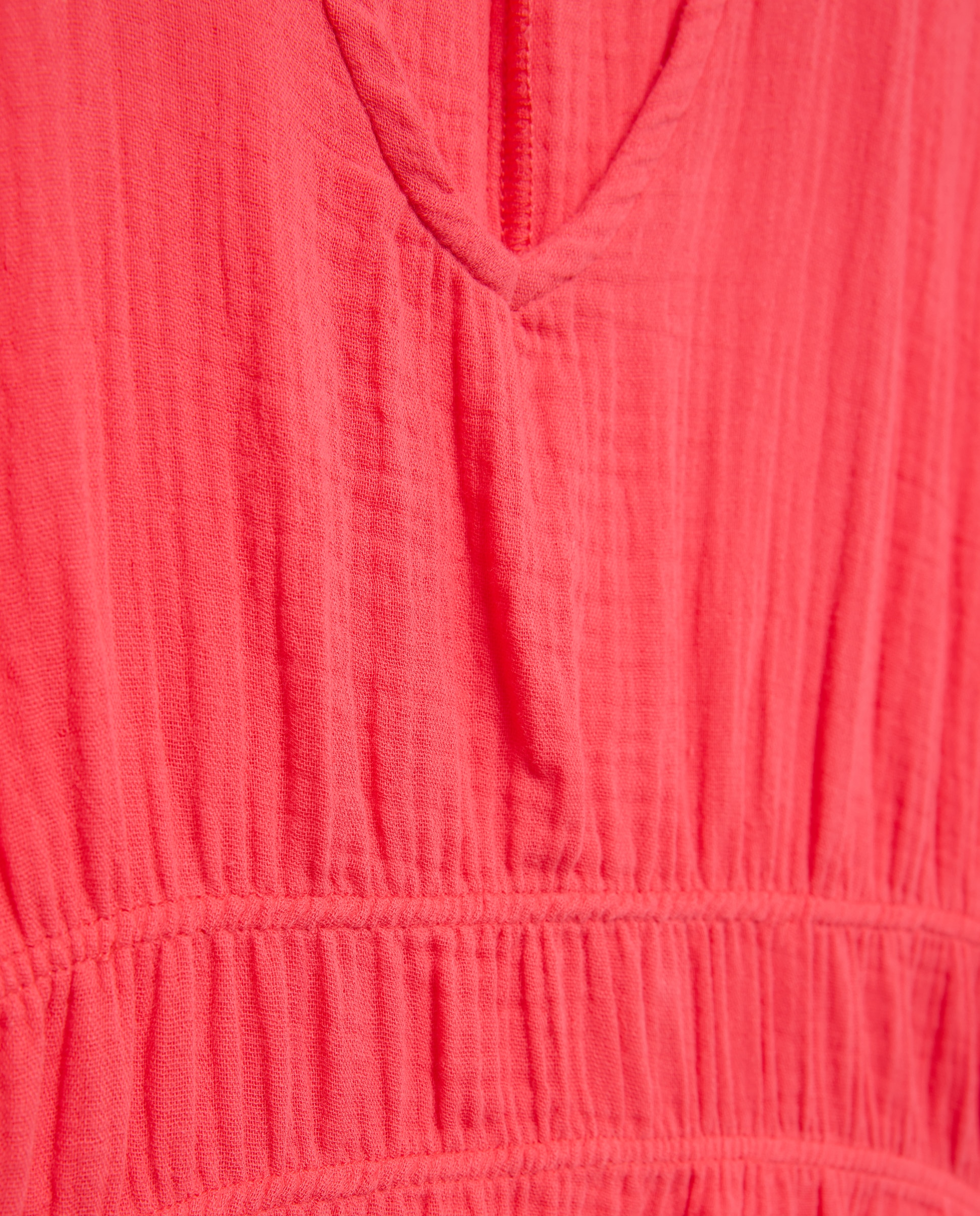 Vestido Justo com Decote em Bico 630 Coral-5