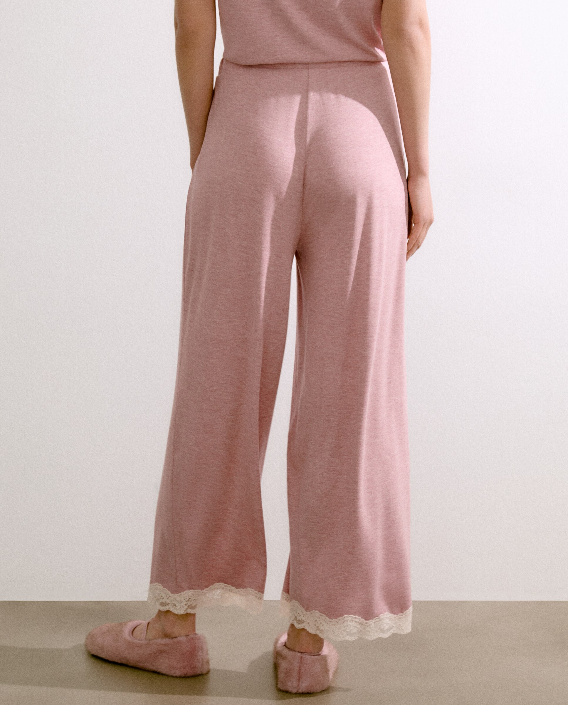 Calças Regular Homewear 200 Rosa-3