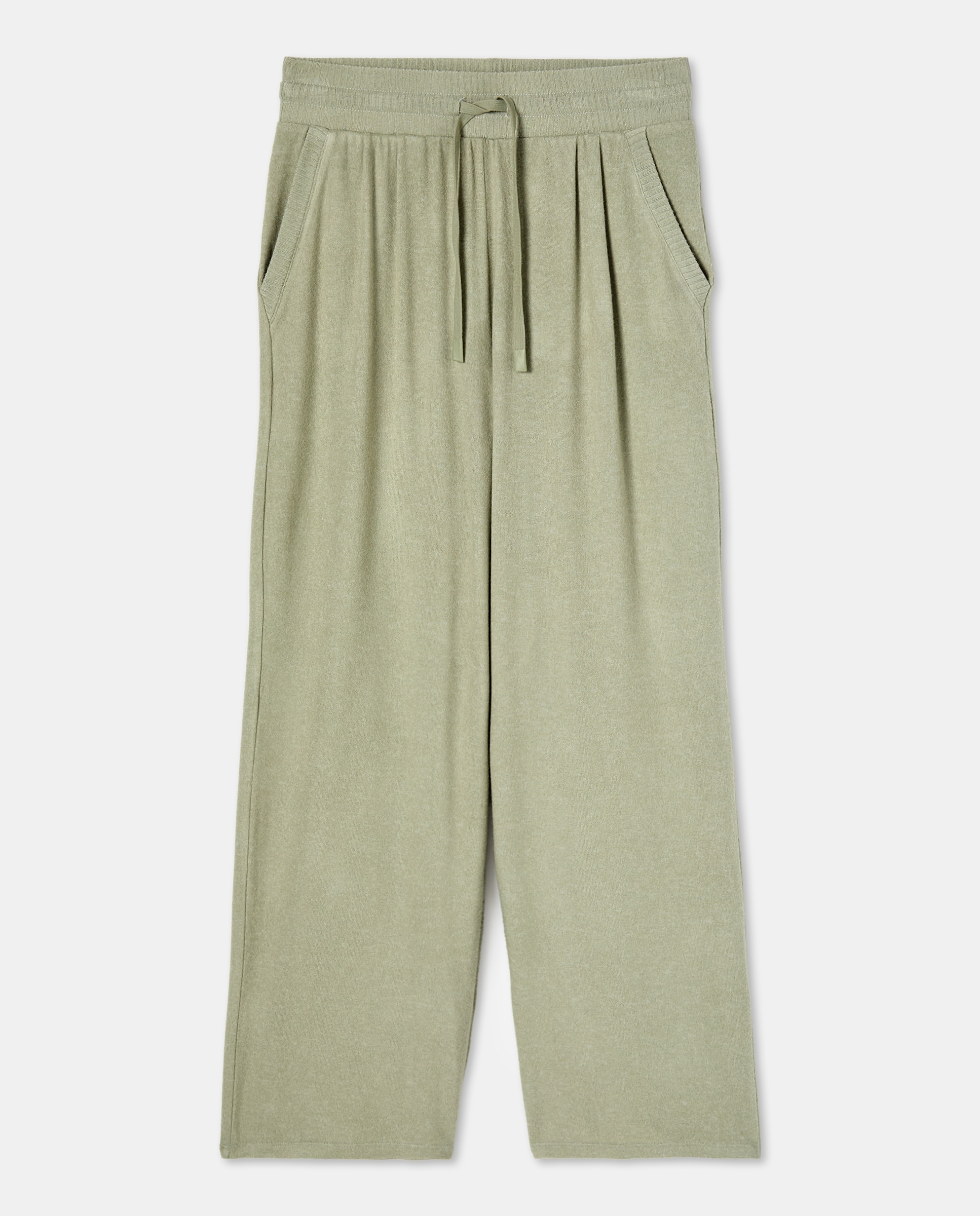 Calças regular de mulher 510 Verde Claro-4