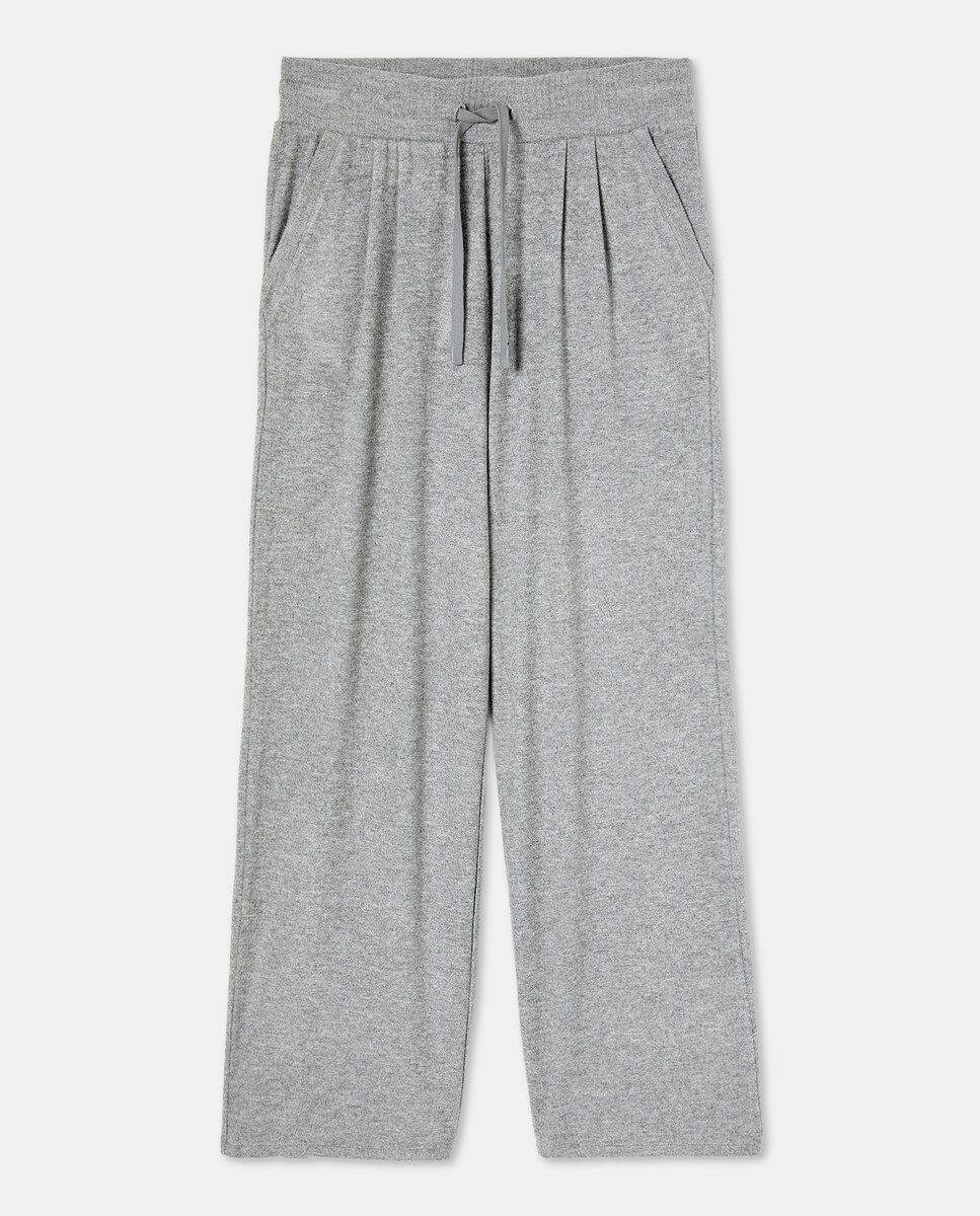 Calças regular de mulher 820 Cinzento Médio-4