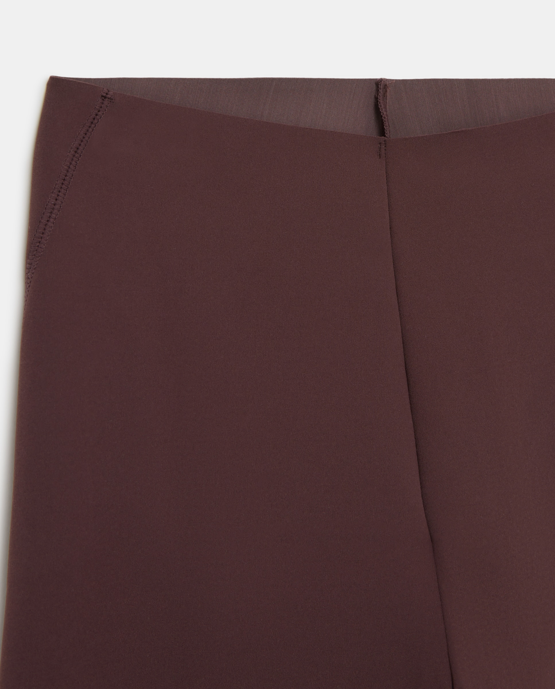 Calças Tipo Leggings Castanho-5