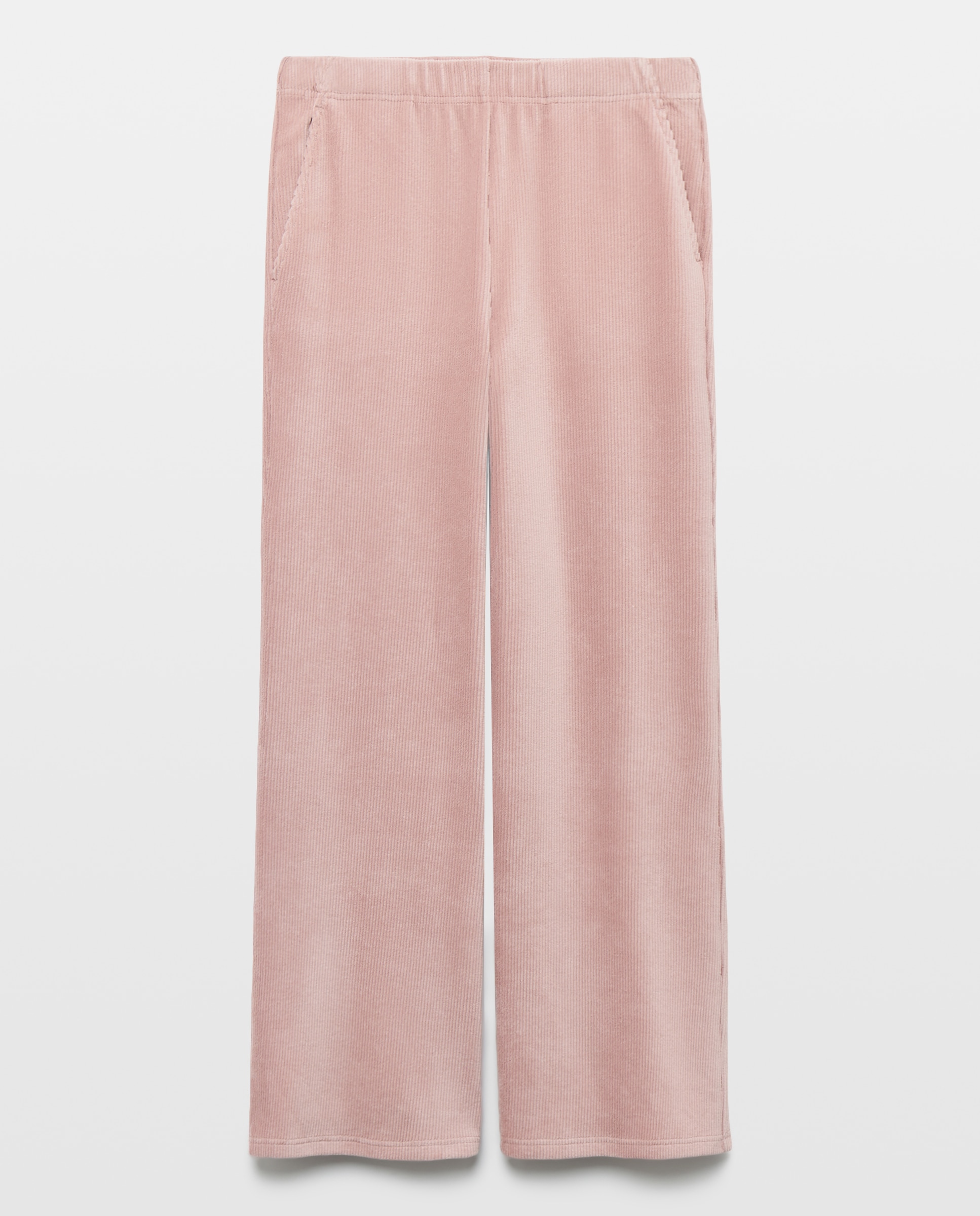 Pantalón con goma en cintura de mujer - Énfasis - 220 Rosa palo 220 Rosa palo-4