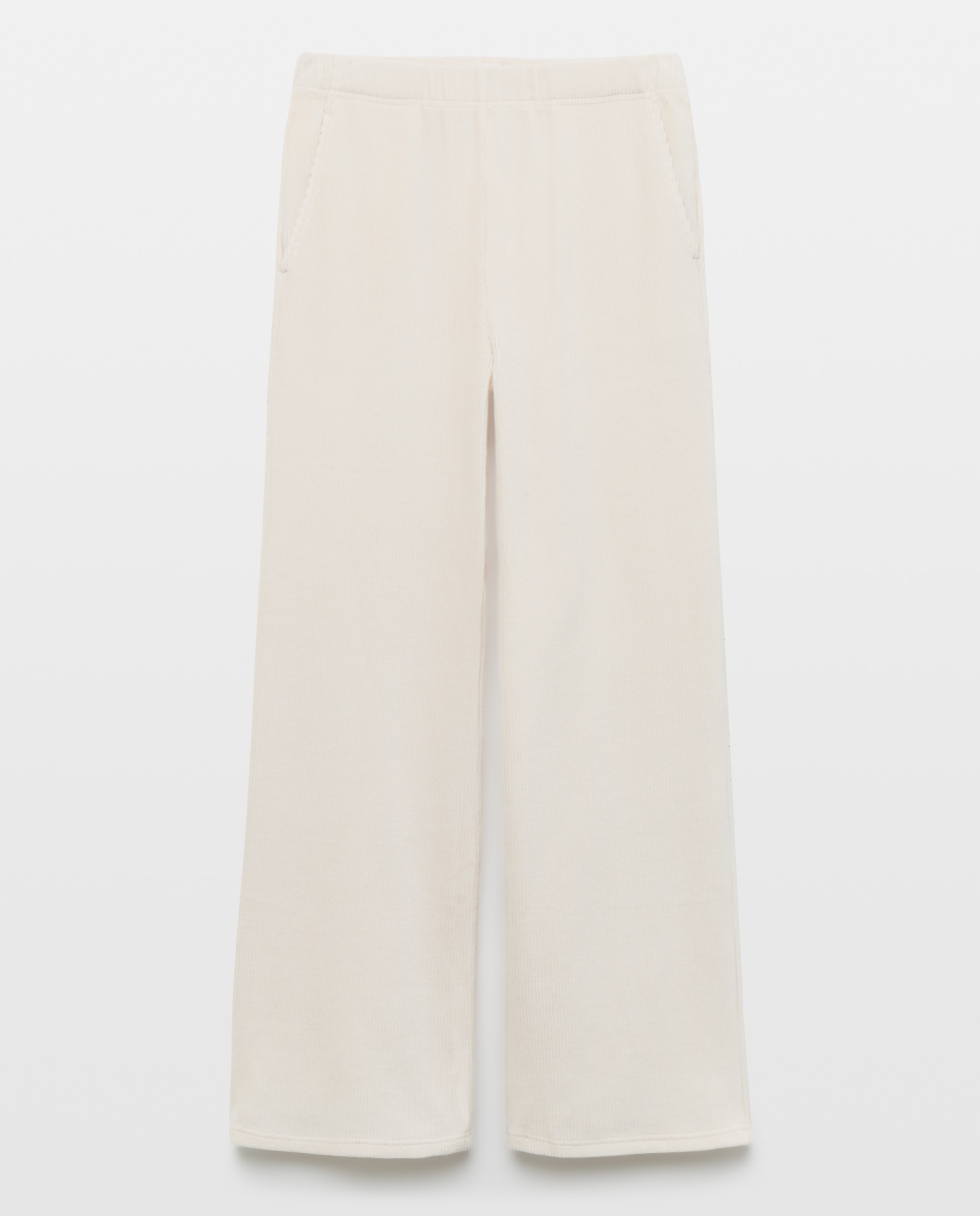 Pantalón con goma en cintura de mujer - Énfasis - 120 Crudo 120 Crudo-4
