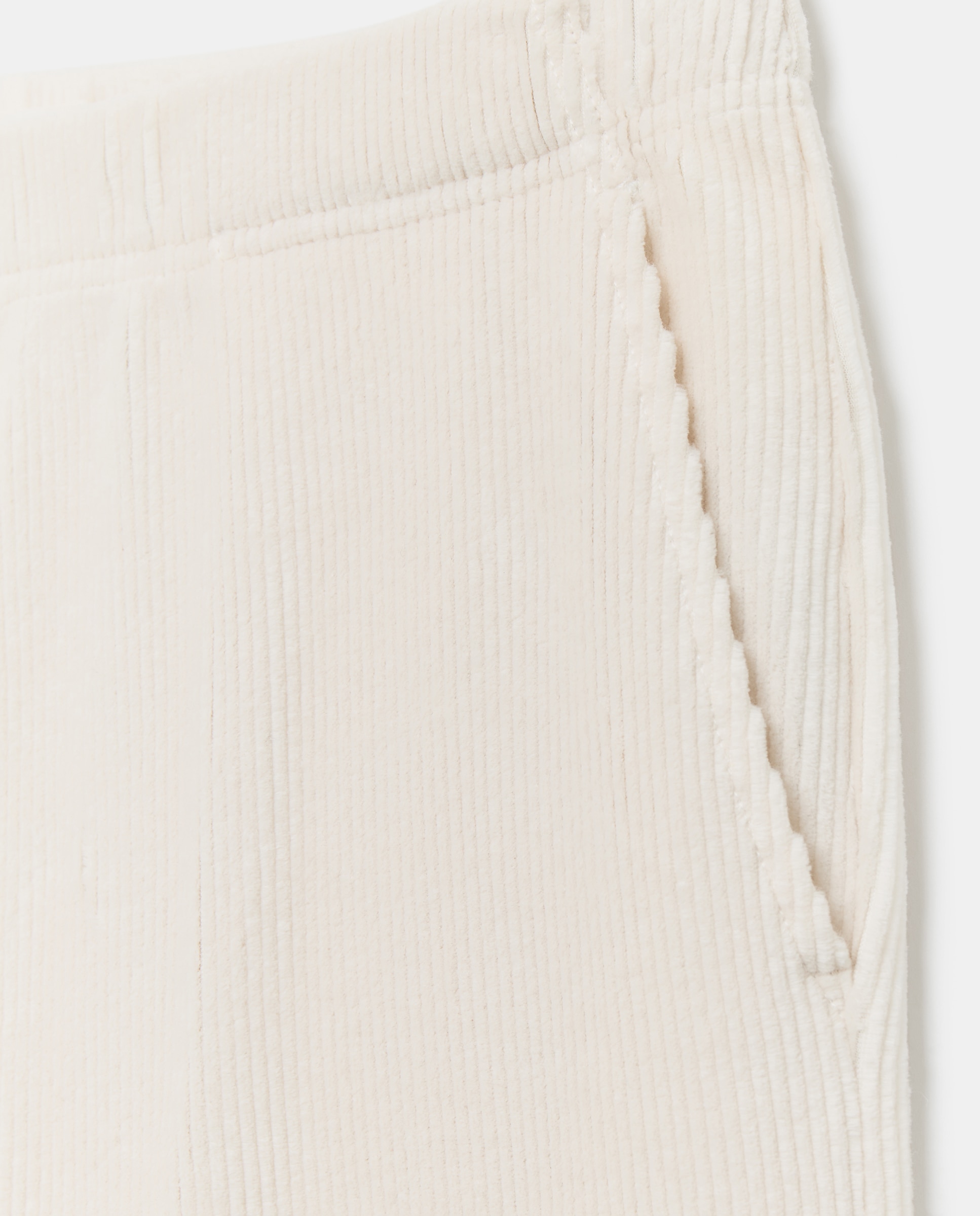 Pantalón con goma en cintura de mujer - Énfasis - 120 Crudo 120 Crudo-5