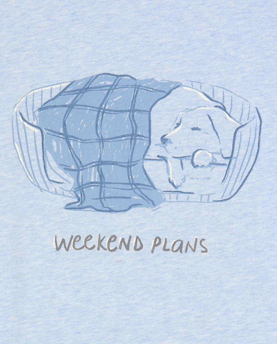 Camisola de Pijama 410 Azul Claro-5