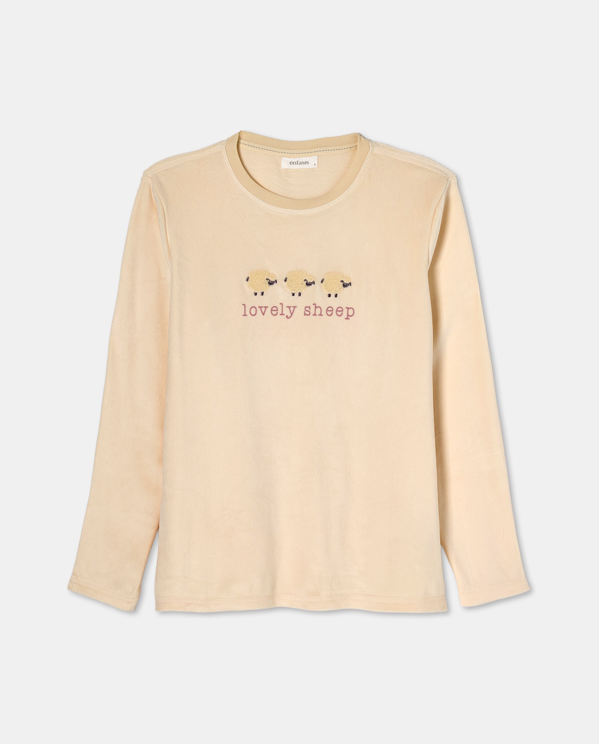 Camisola de Pijama 120 Cru-4