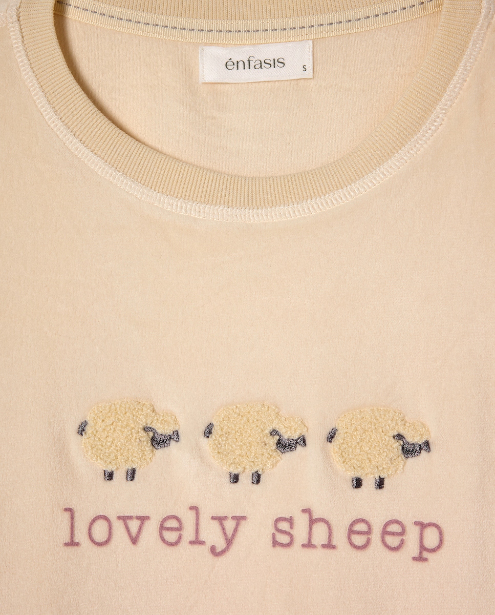 Camisola de Pijama 120 Cru-5