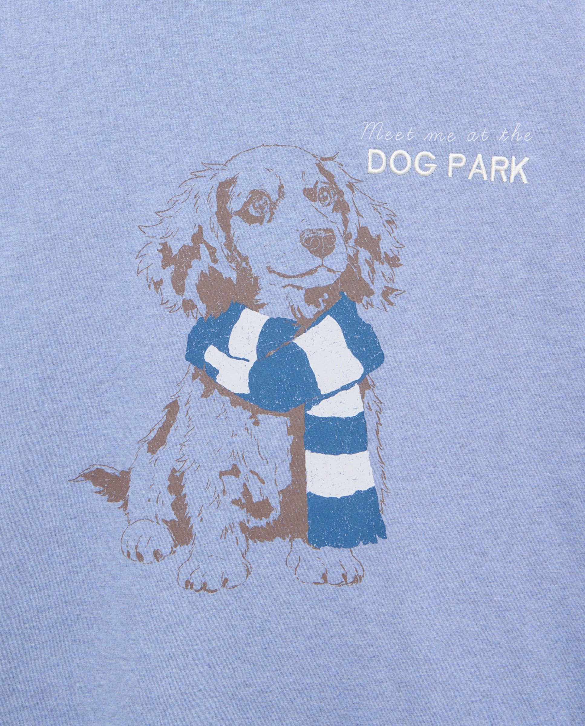 Camiseta pijama de mujer posicionado perro - Énfasis - 471 Índigo 471 Índigo-5