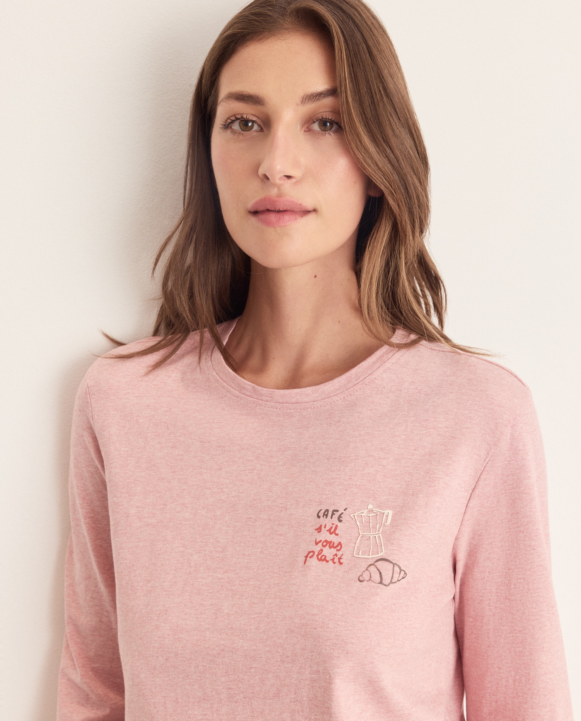 Camiseta de mujer posicional - Énfasis - 200 Rosa 200 Rosa-4