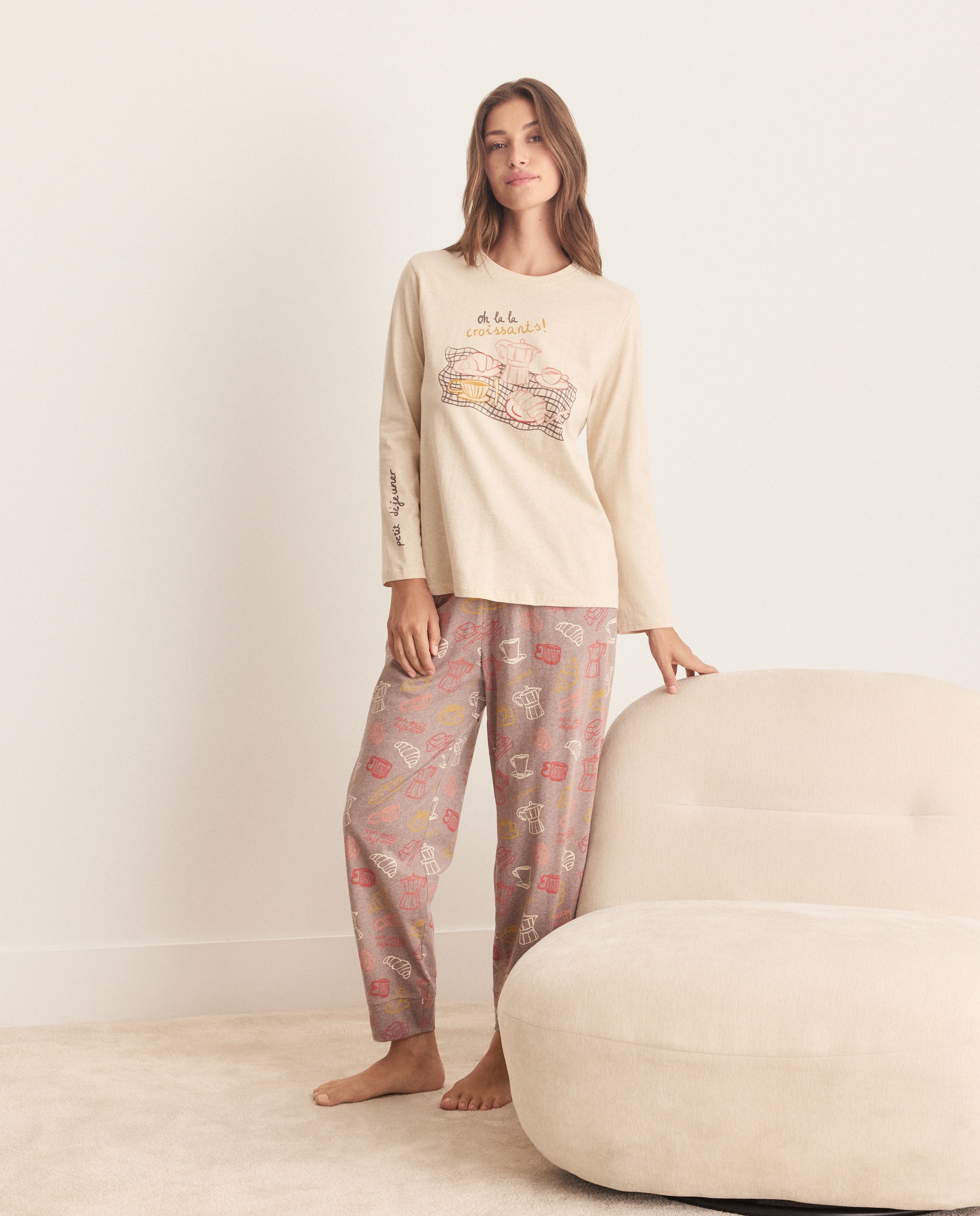Camiseta de mujer posicional - Énfasis - 120 Crudo 120 Crudo-2