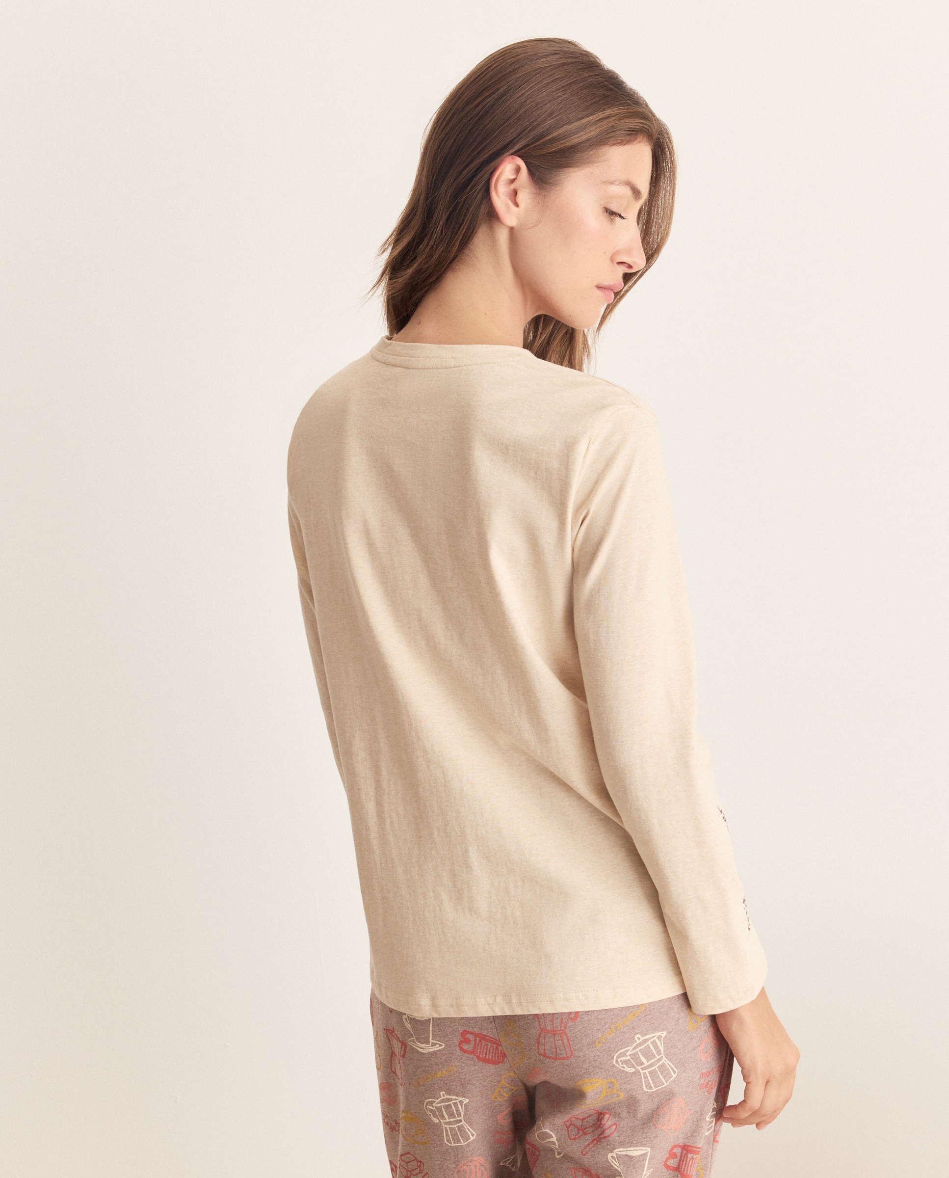 Camiseta de mujer posicional - Énfasis - 120 Crudo 120 Crudo-3