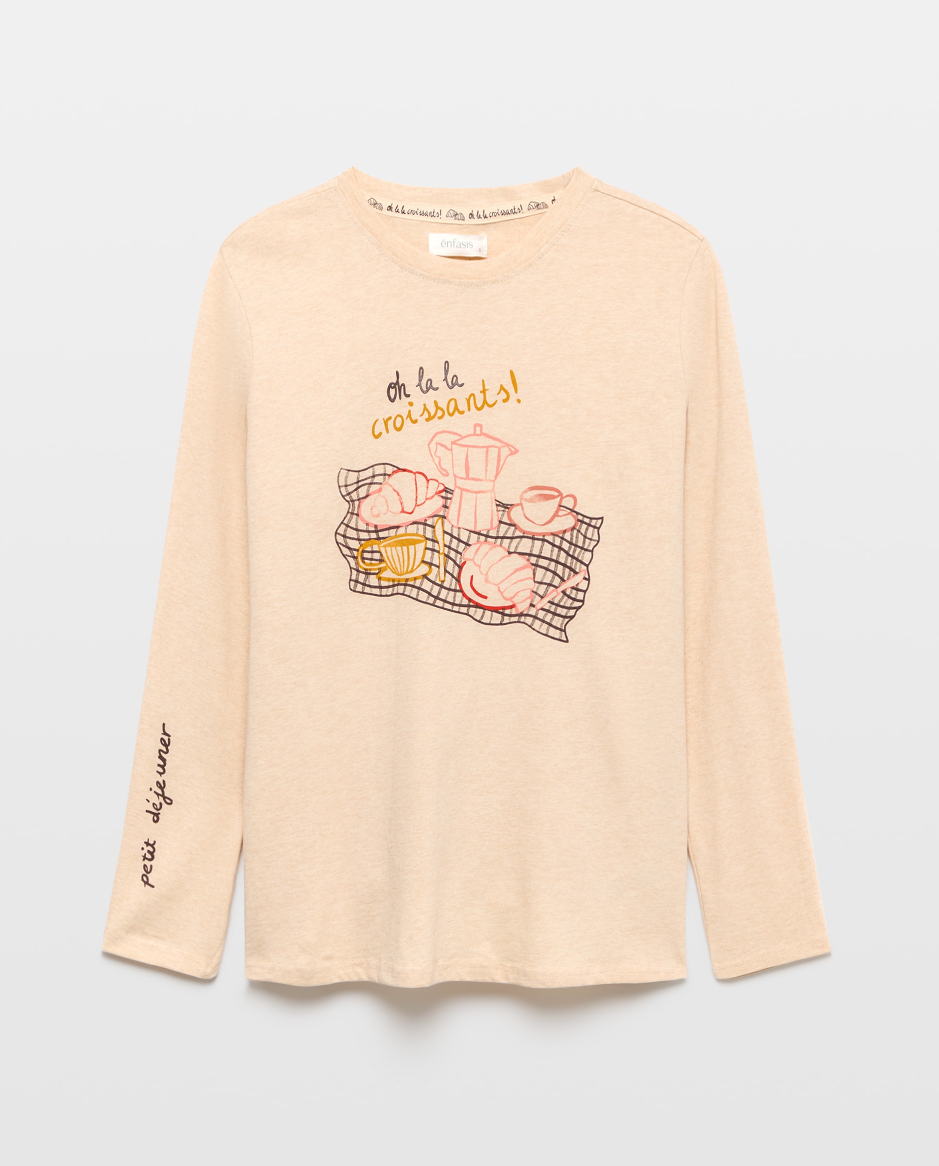 Camiseta de mujer posicional - Énfasis - 120 Crudo 120 Crudo-4