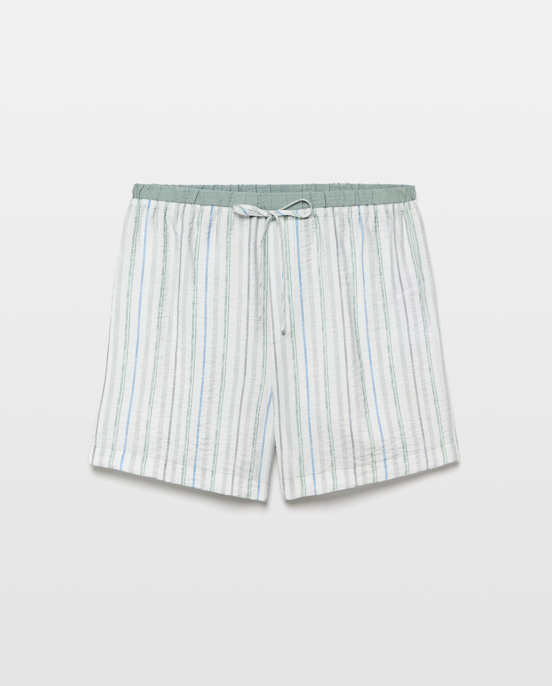 Pantalón pijama de mujer corto - Énfasis - Verde Verde-4