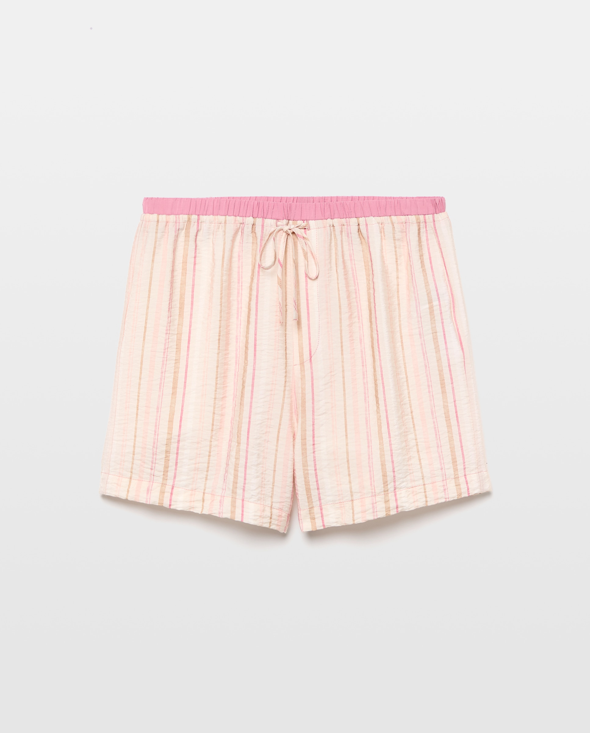 Pantalón pijama de mujer corto - Énfasis - Rosa Rosa-4