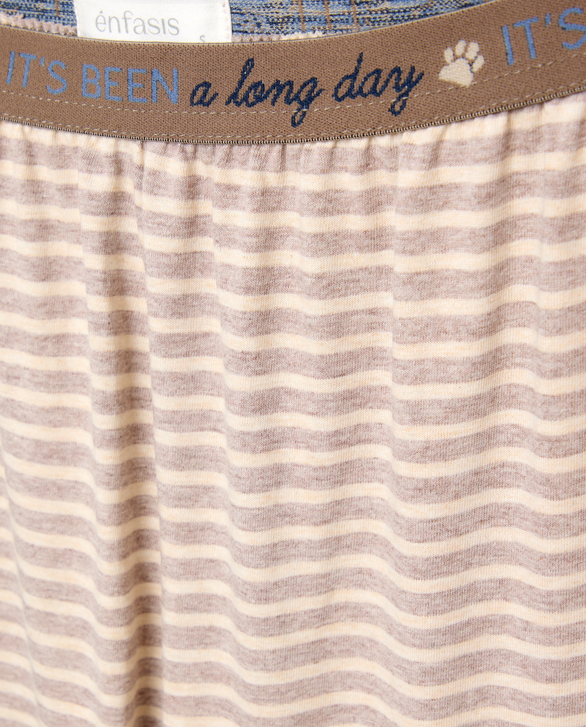 Pantalón rayas de mujer - Énfasis - Blanco Blanco-5
