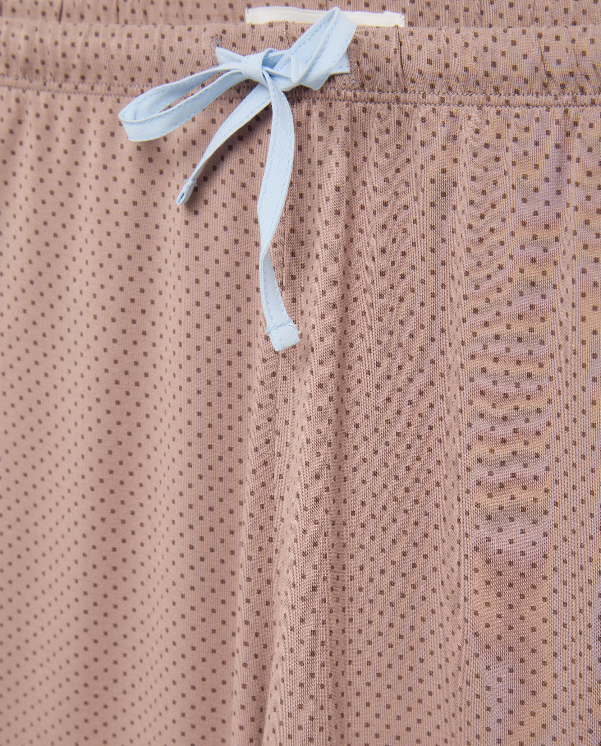 Pantalón largo de mujer con detalles en contraste - Énfasis - Marrón Marrón-5