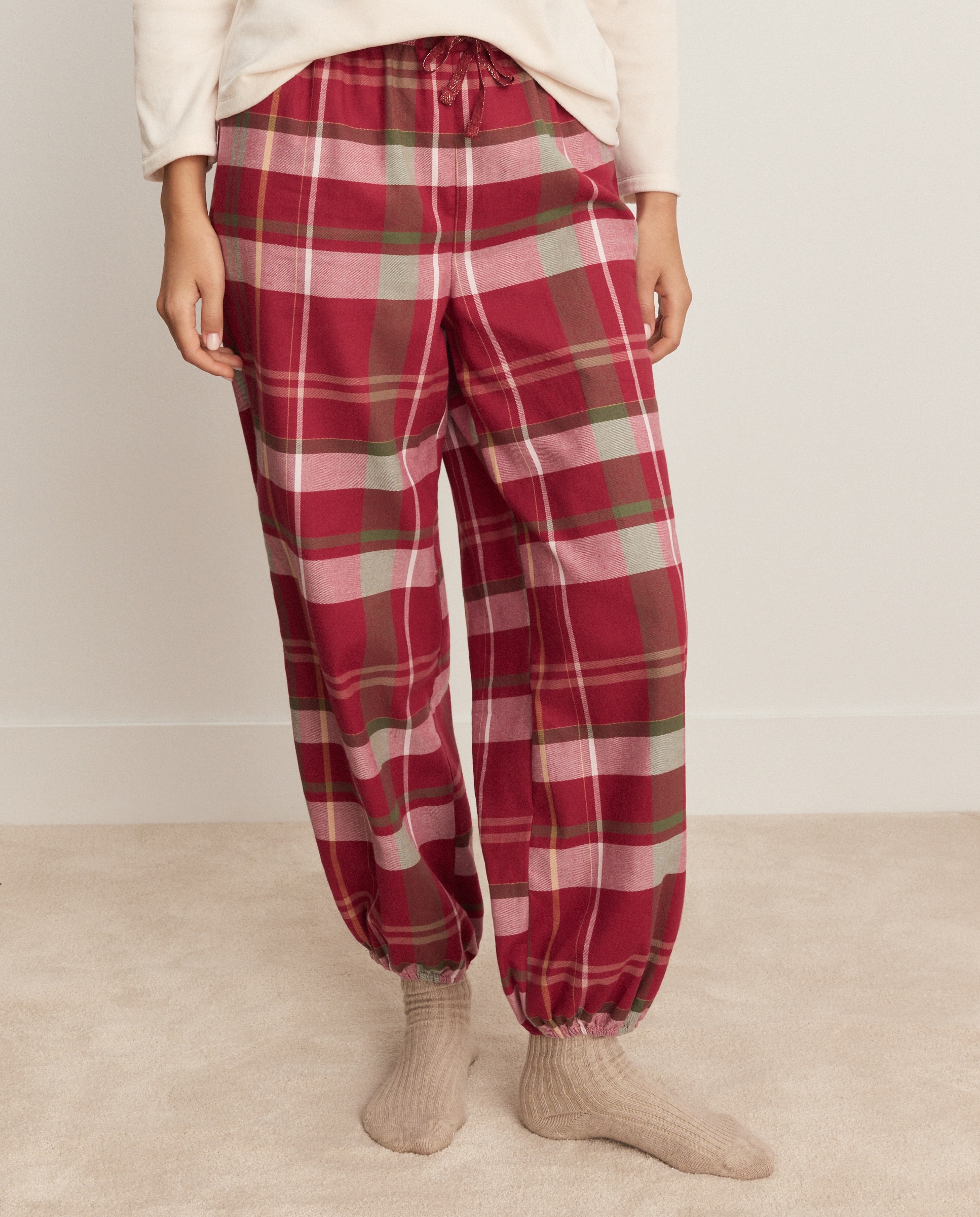 Imagen 2 de Pantalón de pijama estampado de mujer - Énfasis - Rojo Rojo