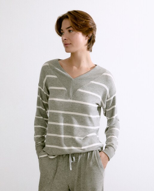 Imagem 0 de Camisola de Malha com Meia Gola