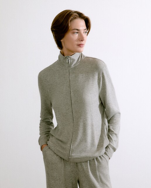 Imagen 0 de Sudadera de mujer con cremallera