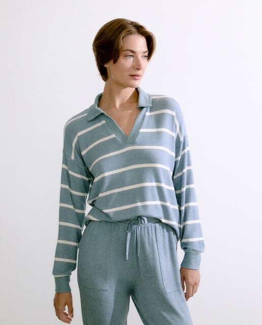 Imagen 0 de Jersey de mujer con cuello polo