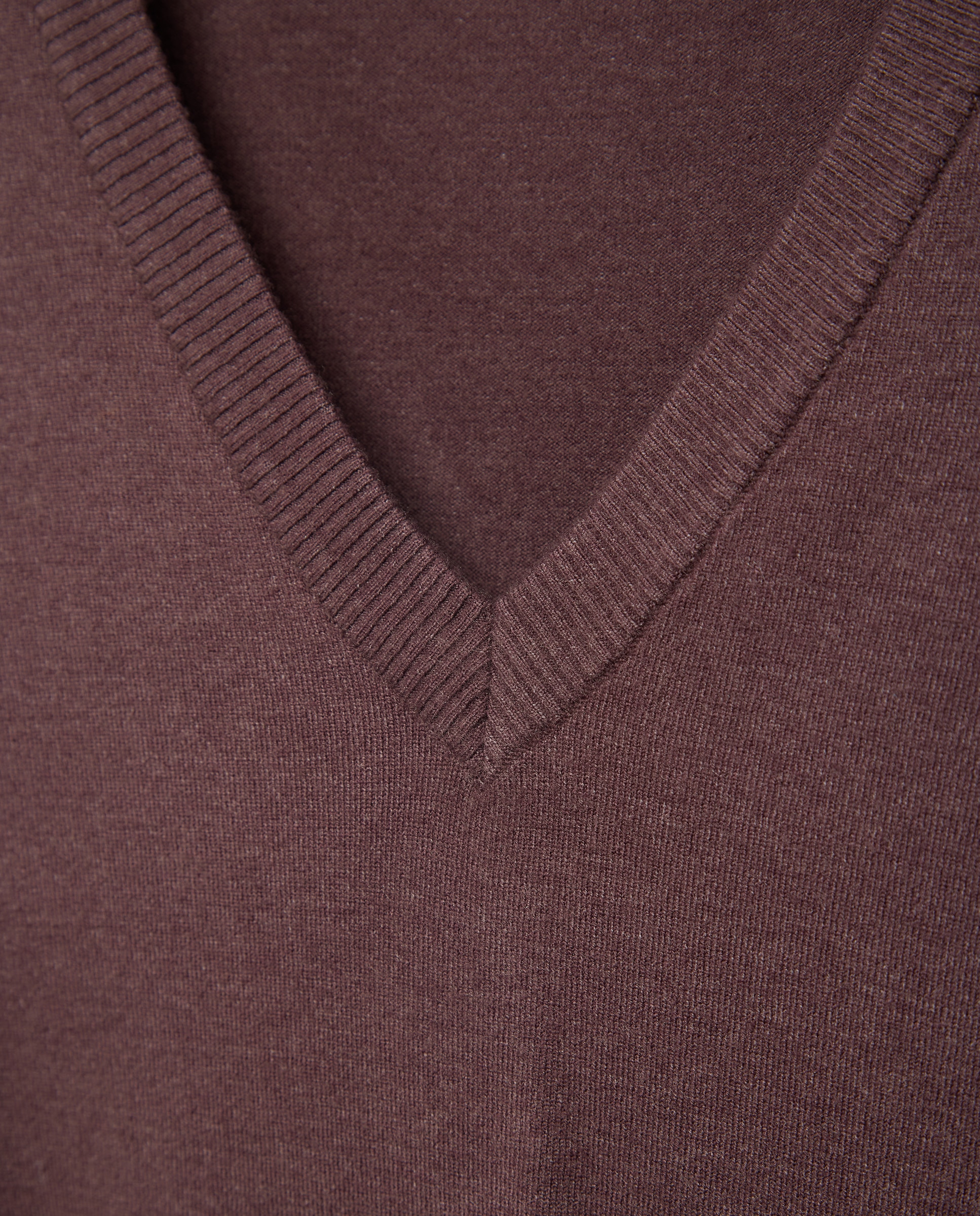 Imagen 5 de Jersey de mujer de cuello redondo - Énfasis - Marrón Marrón
