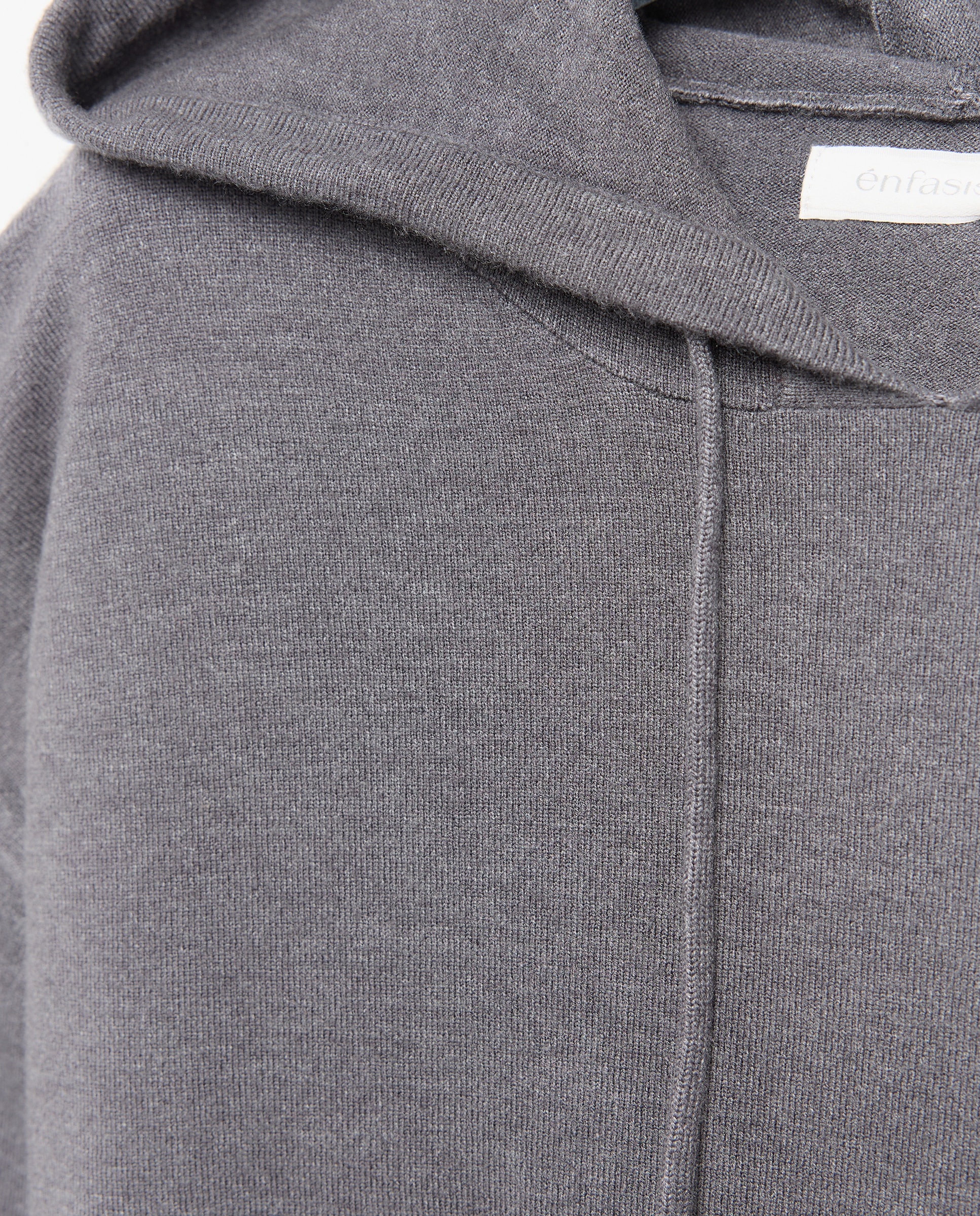 Camisola de Malha com Capuz 830 Antracite-5