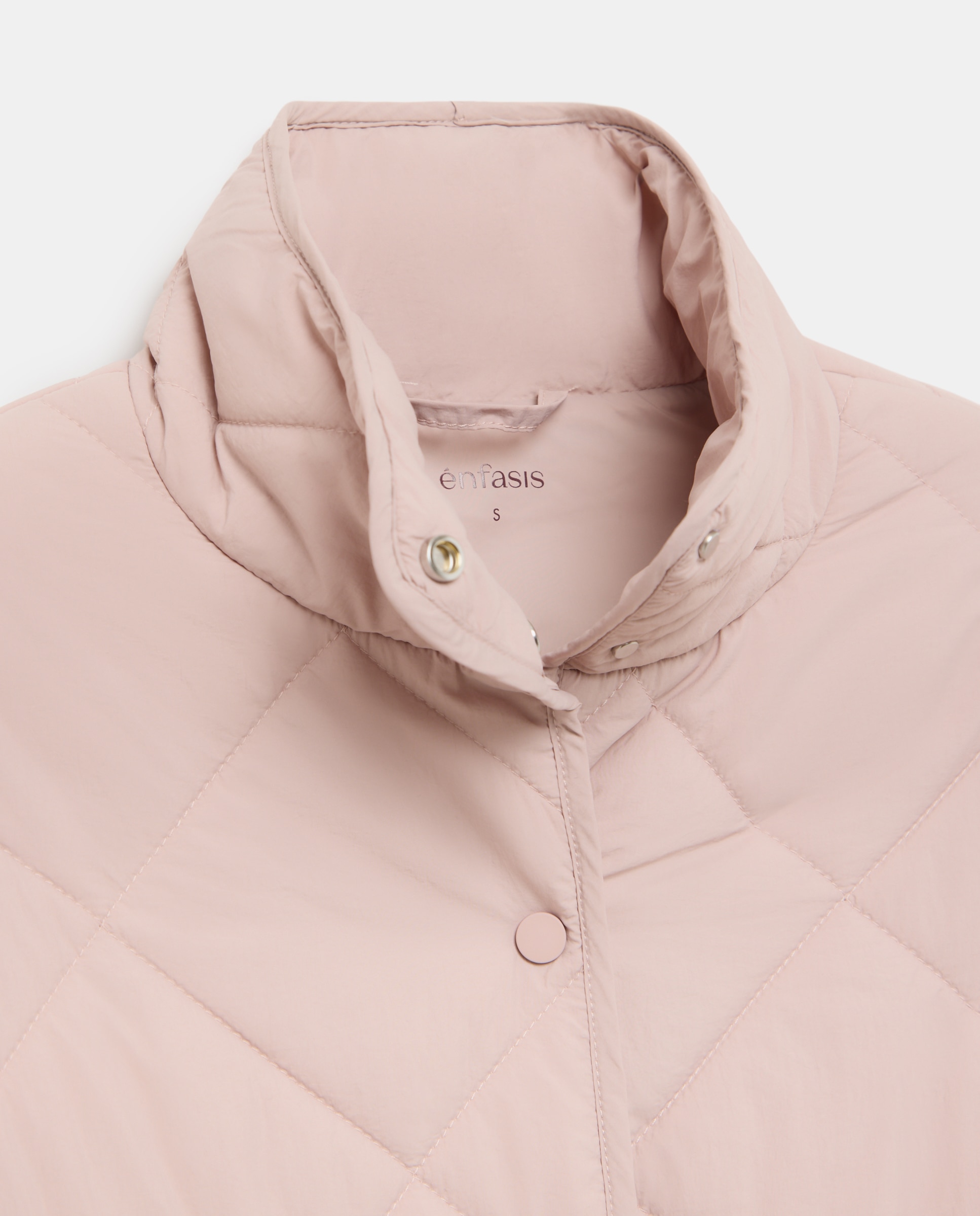 Chaqueta de mujer acolchada - Énfasis - 220 Rosa palo 220 Rosa palo-5