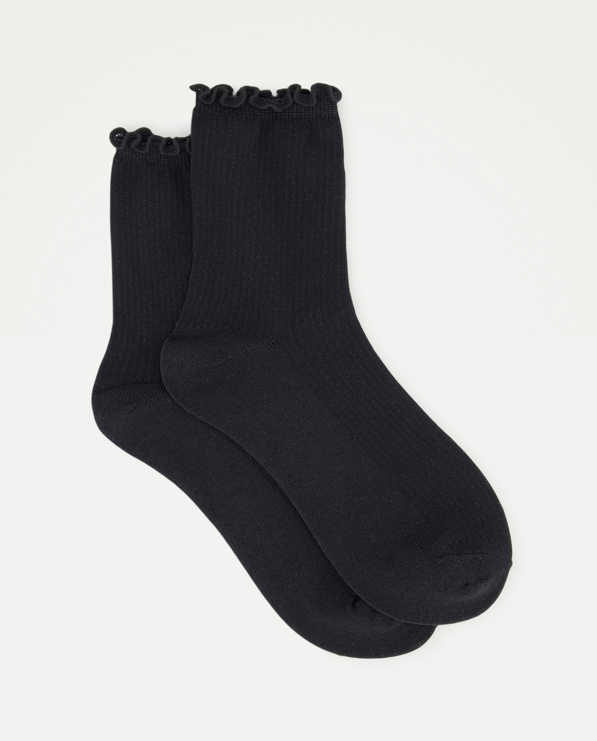 Meias Midi Lisas Preto-1