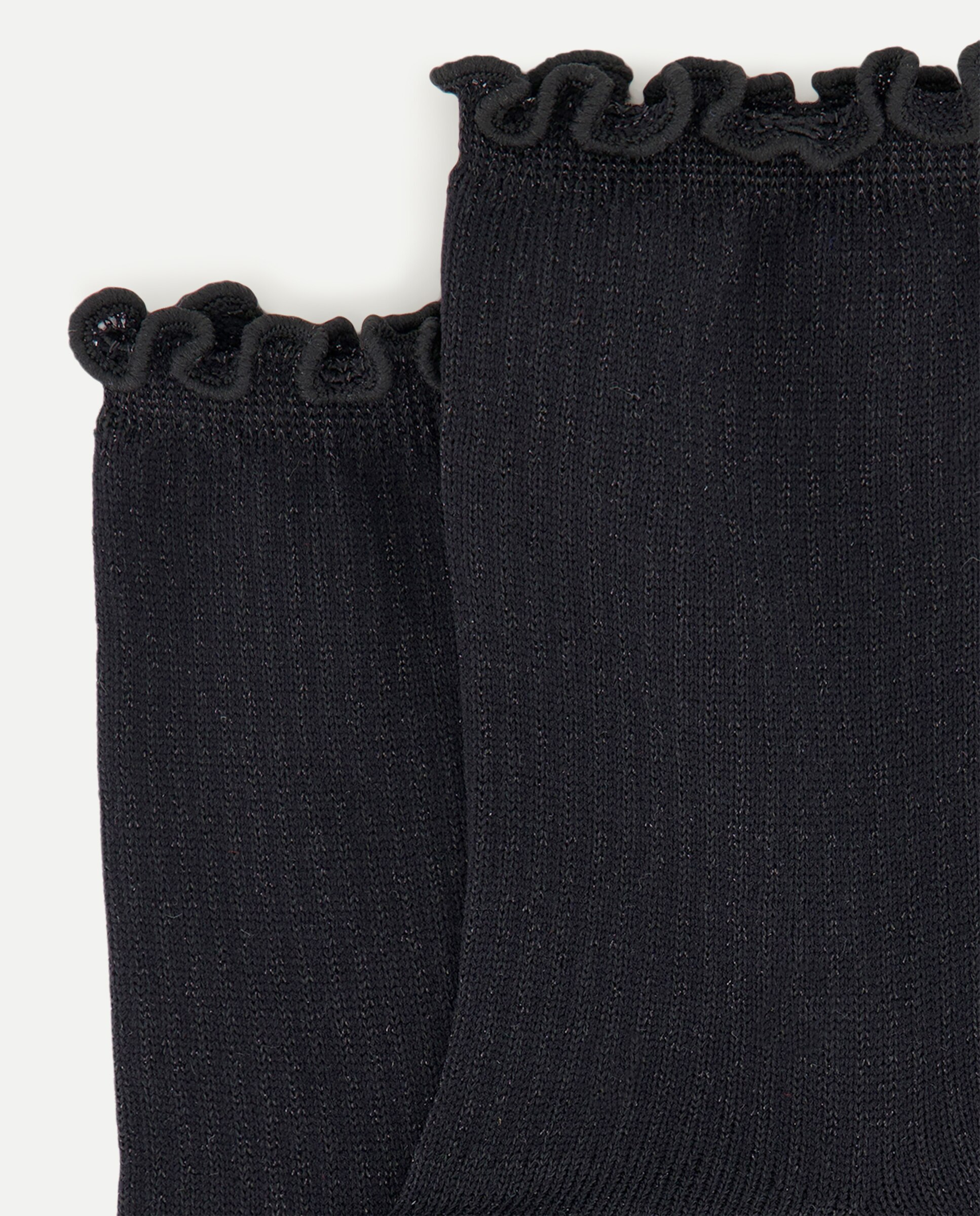 Meias Midi Lisas Preto-2