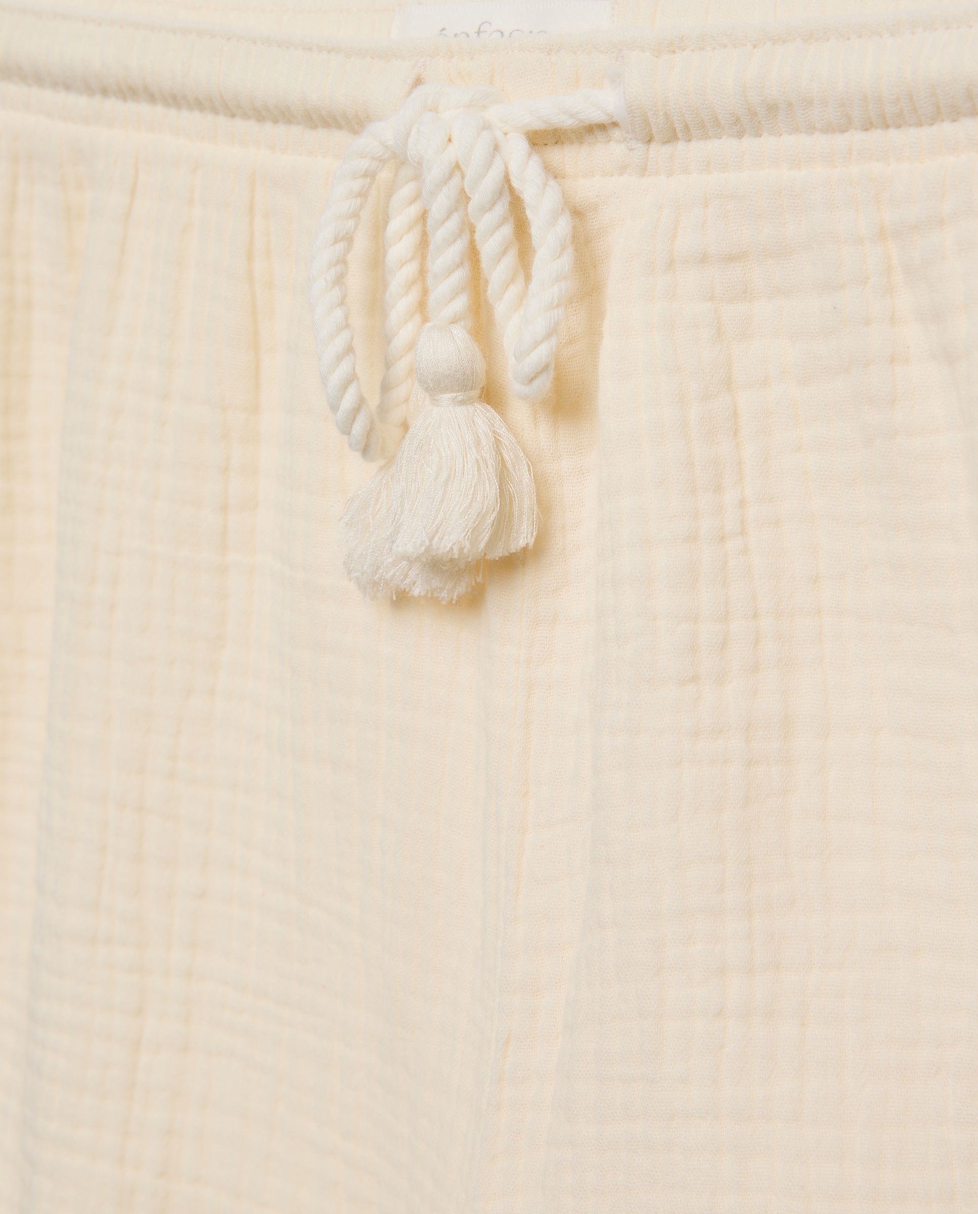 Conjunto de Camisa com Botões e Calções 120 Cru-4
